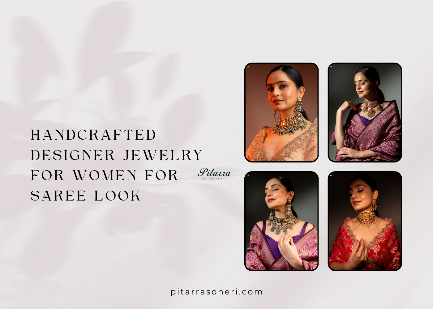 Handcrafted Designer Jewelry For Women For Saree Look