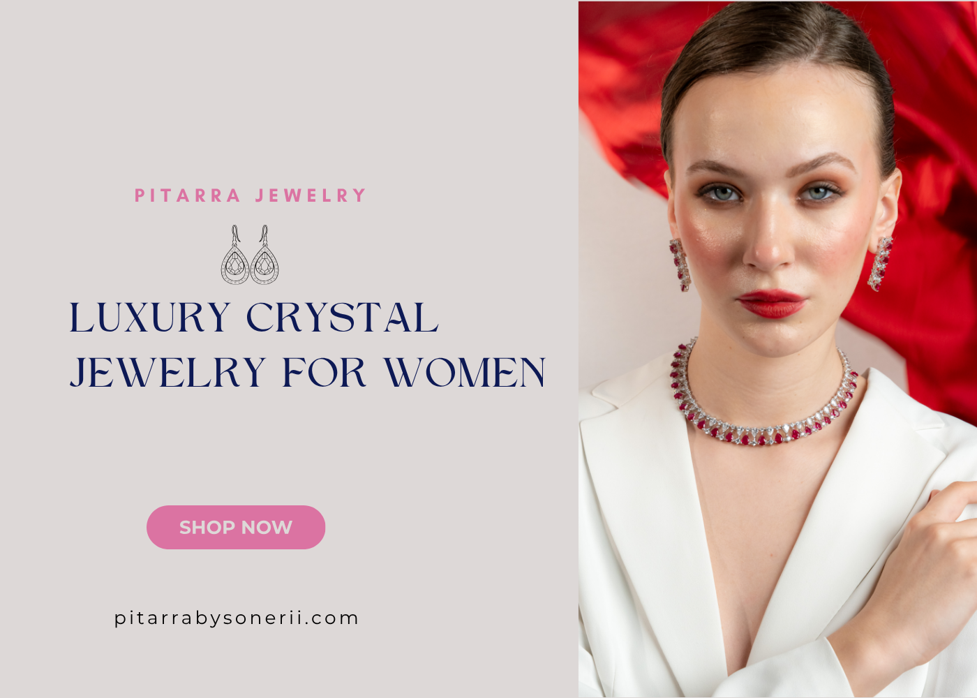 Luxury Crystal Jewelry for Women - Pitarra Jewelry