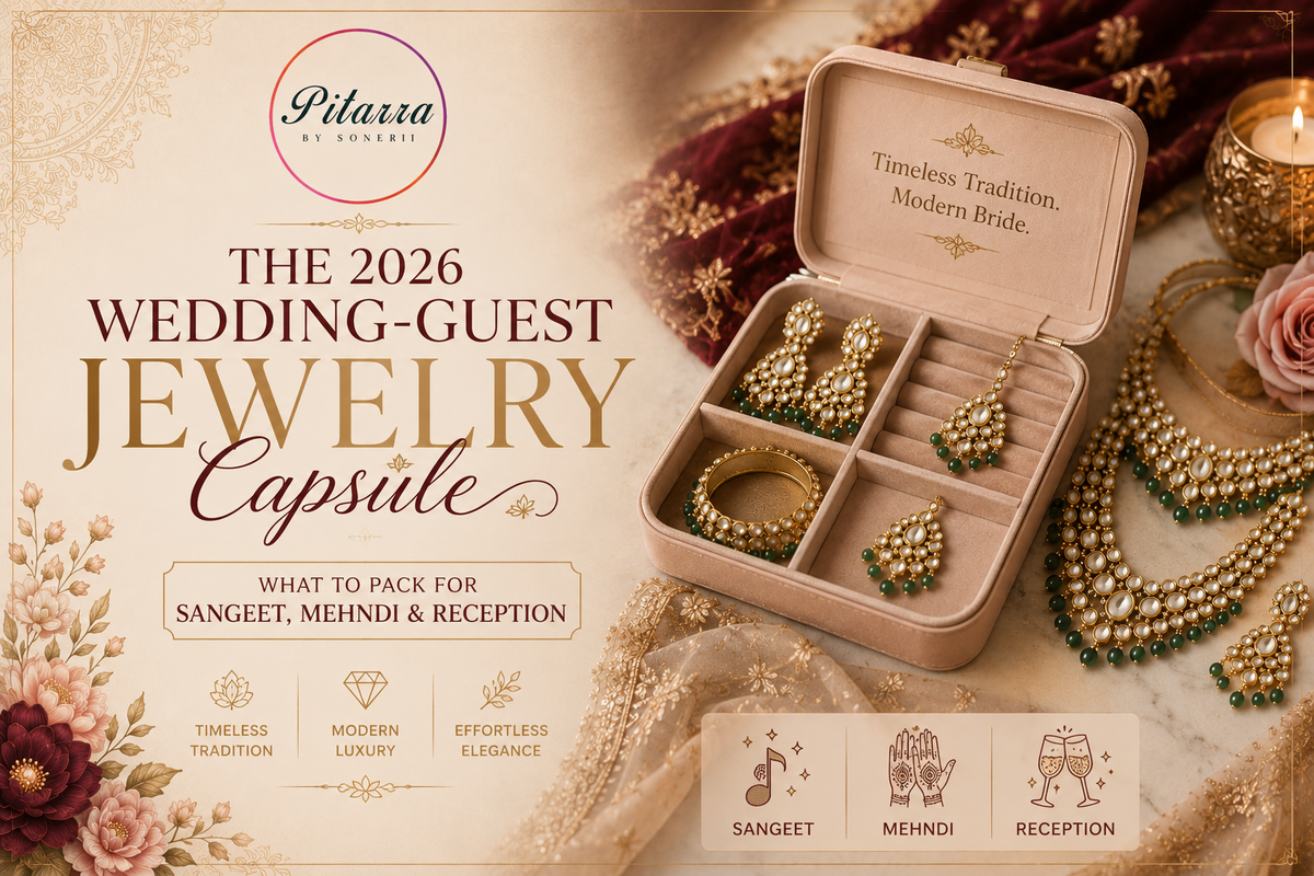 Wedding Guest Jewelry: Sangeet, Mehndi & Reception Looks - PitarrabySonerii Banner
