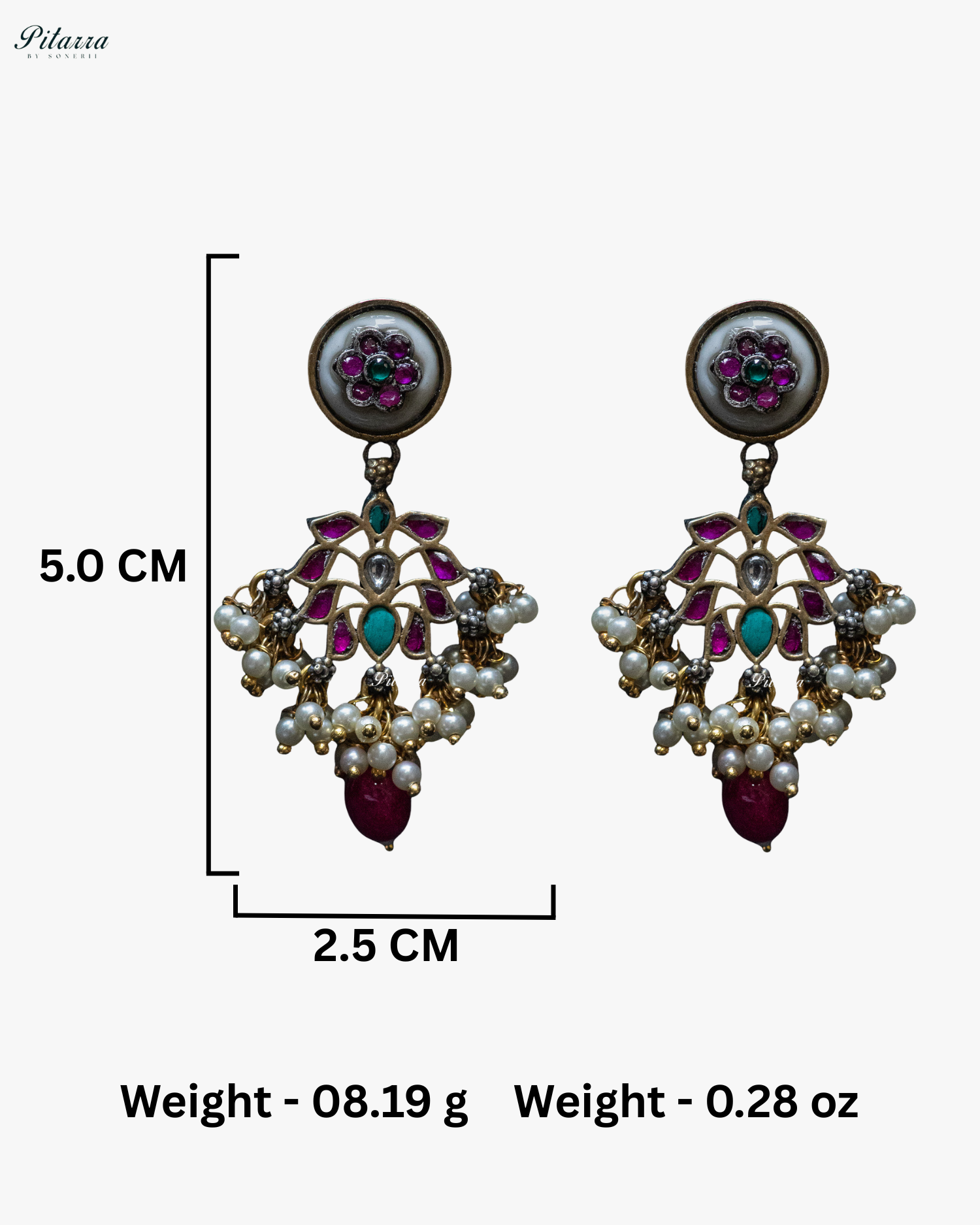 Round Chain Bird Design Turquoise Stone Silver Look Alike Pendant Set