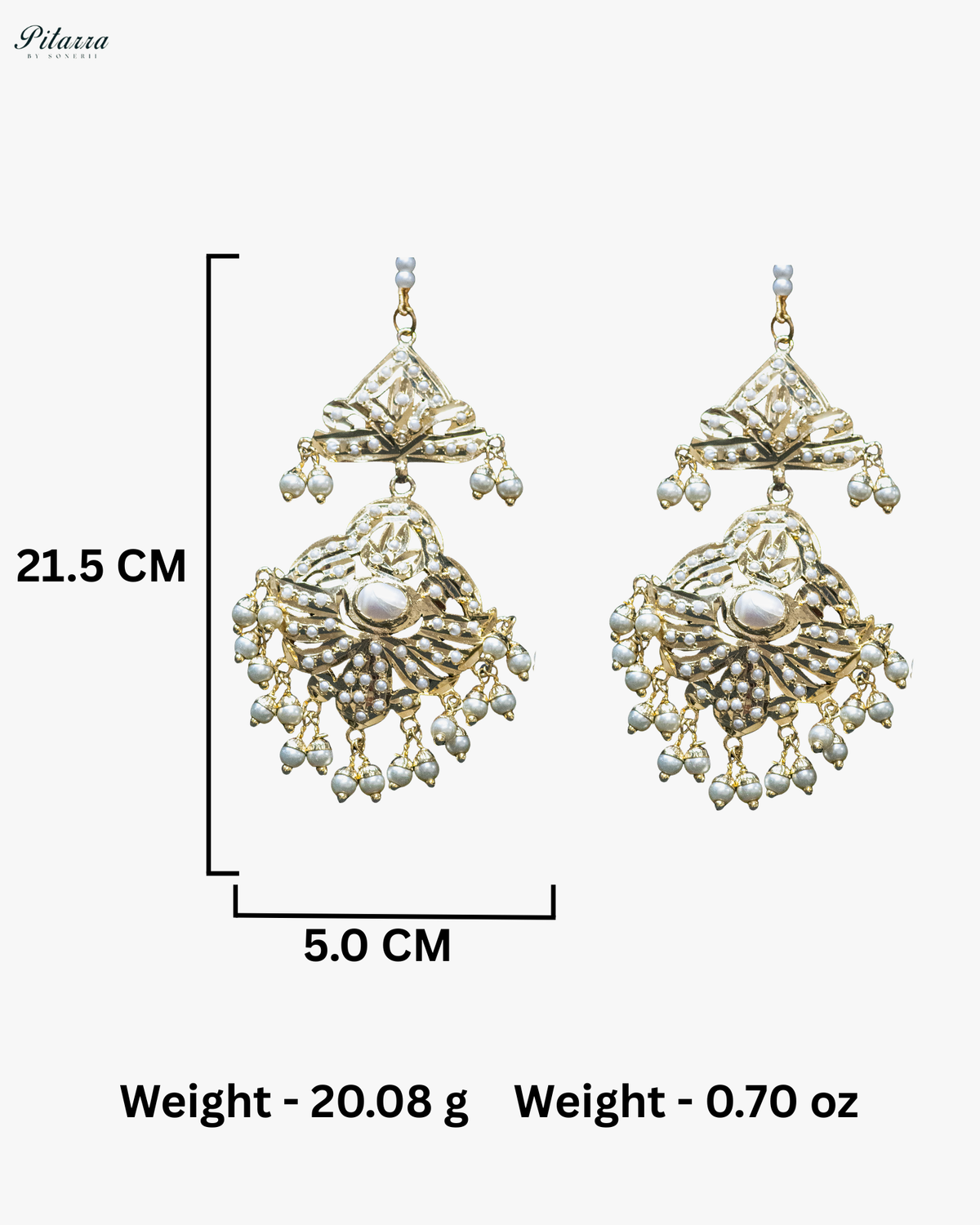 Multilayer Beads White Pearl Leaf Design Punjabi Jadau Necklace Set