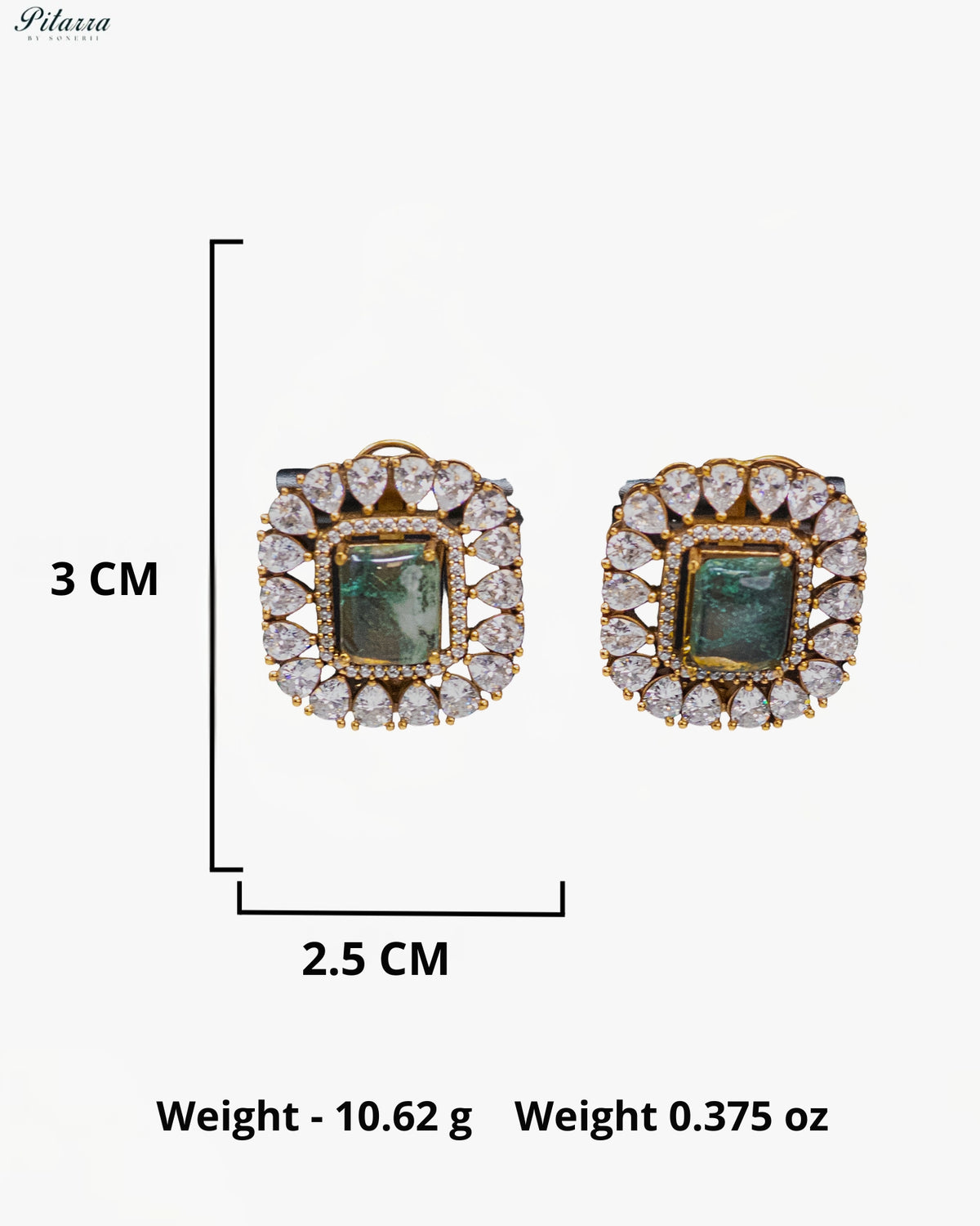 Smoky Green Stone Kundan Choker Set