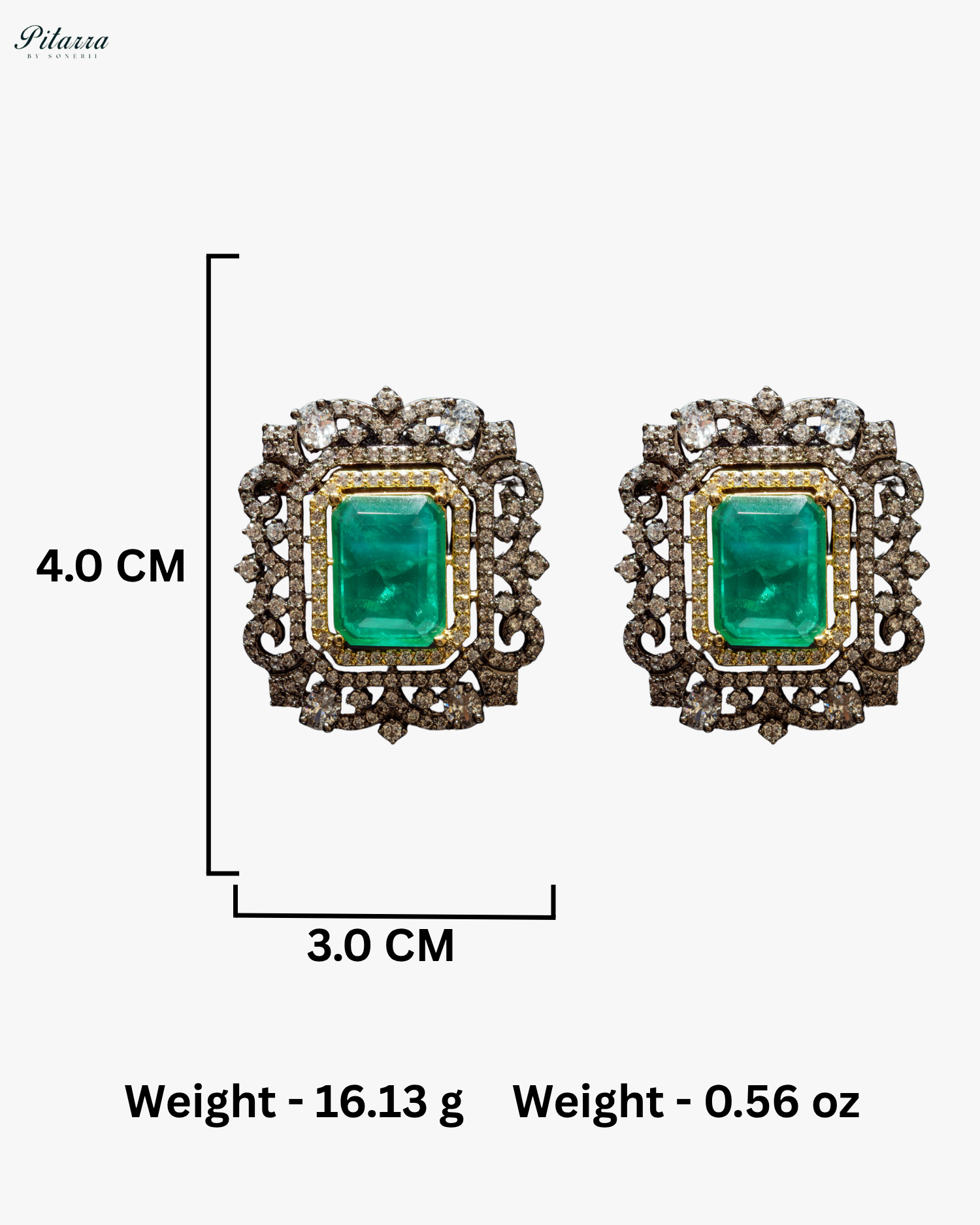 Mint color Stone Doublet Pearl Choker Set