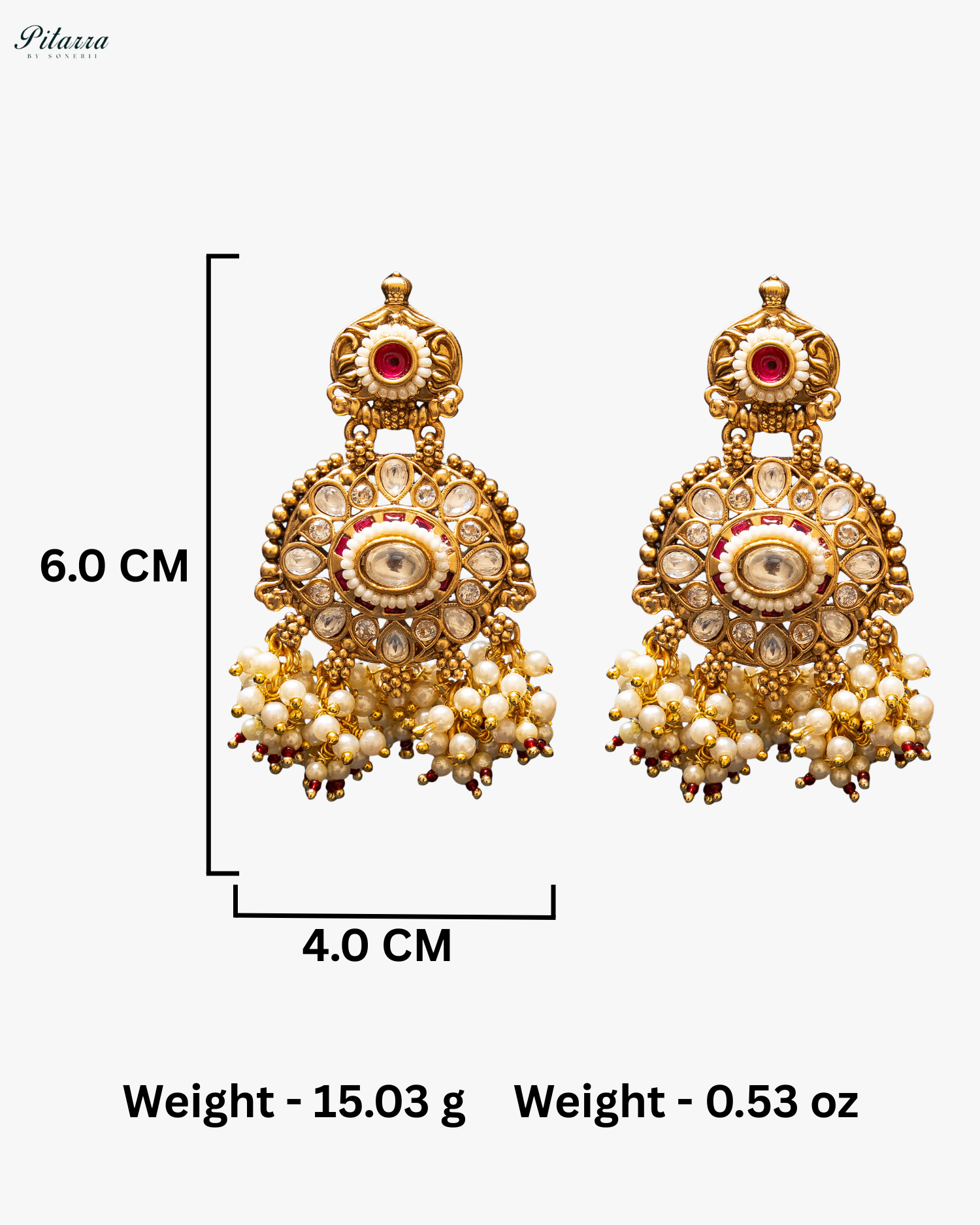 Pink Stone Pink Beads Rajwadi Kundan Necklace Set