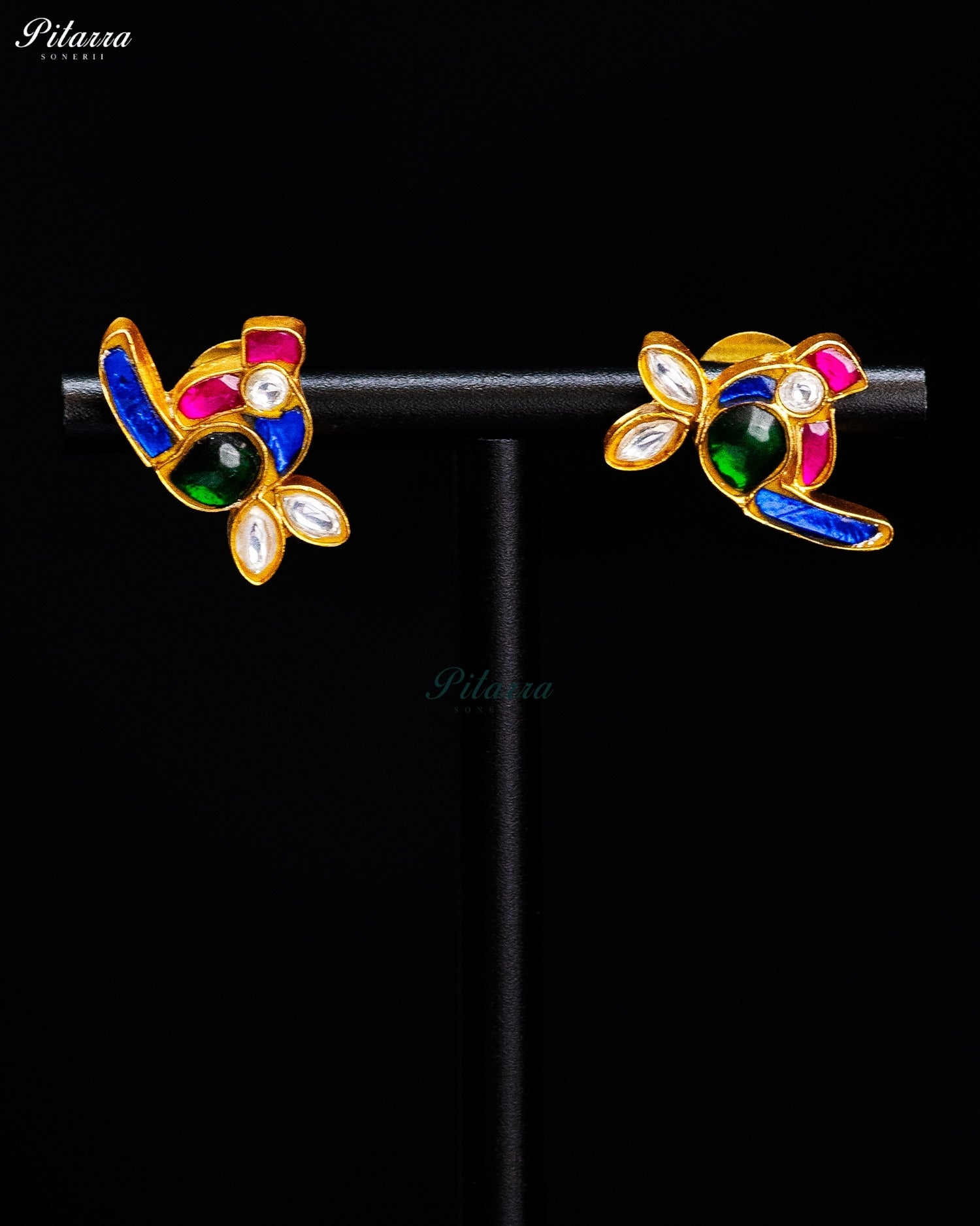 Royal Multicolor Meenakari Kundan Pearl Necklace Set