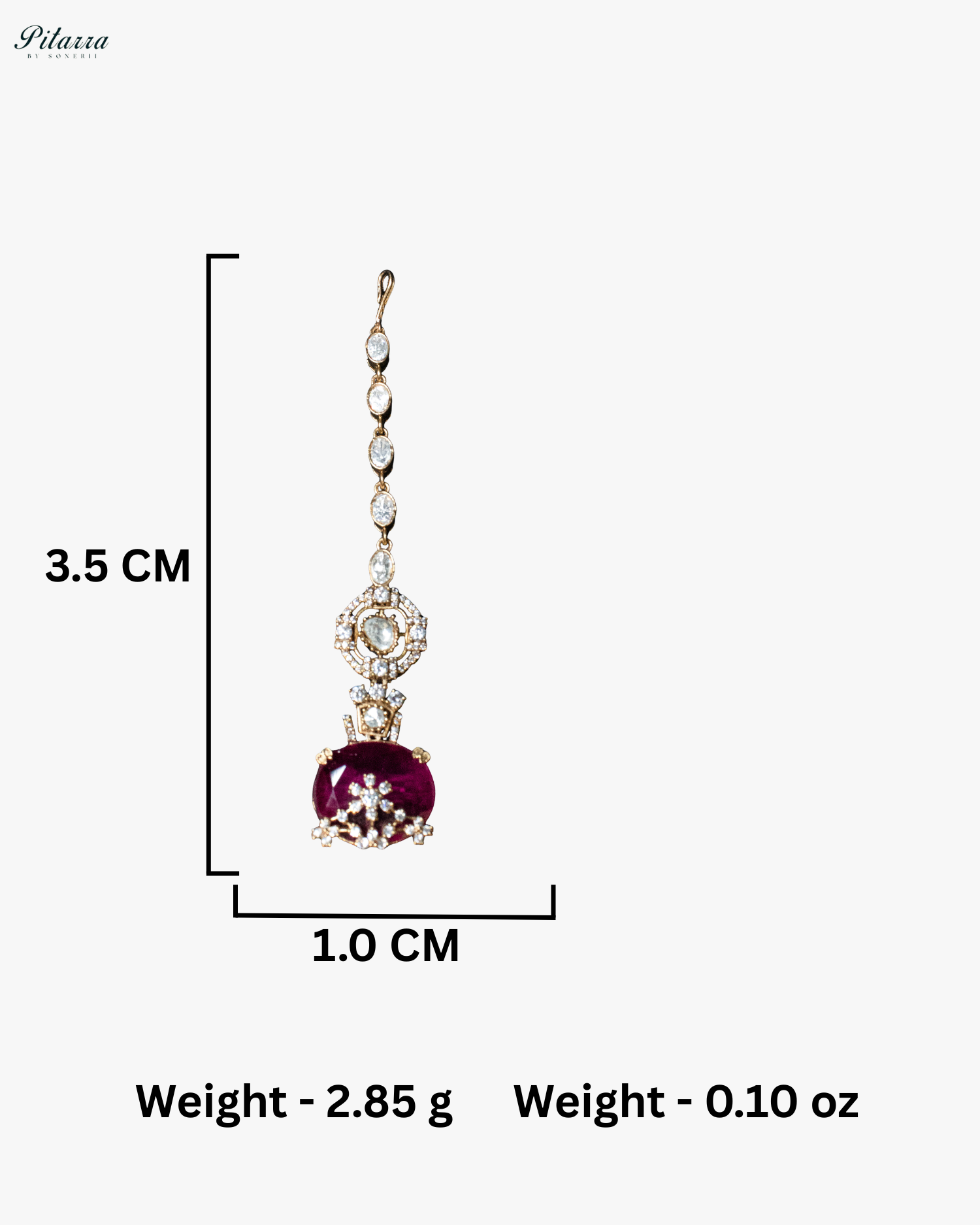 Pink Big Stone Victorian Polki Kundan Necklace Set