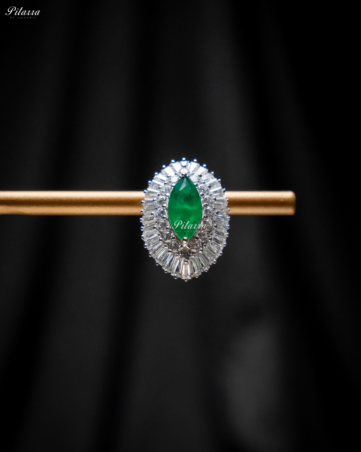 Pitarra Green Doublet 92.5 Silver Stud Earrings