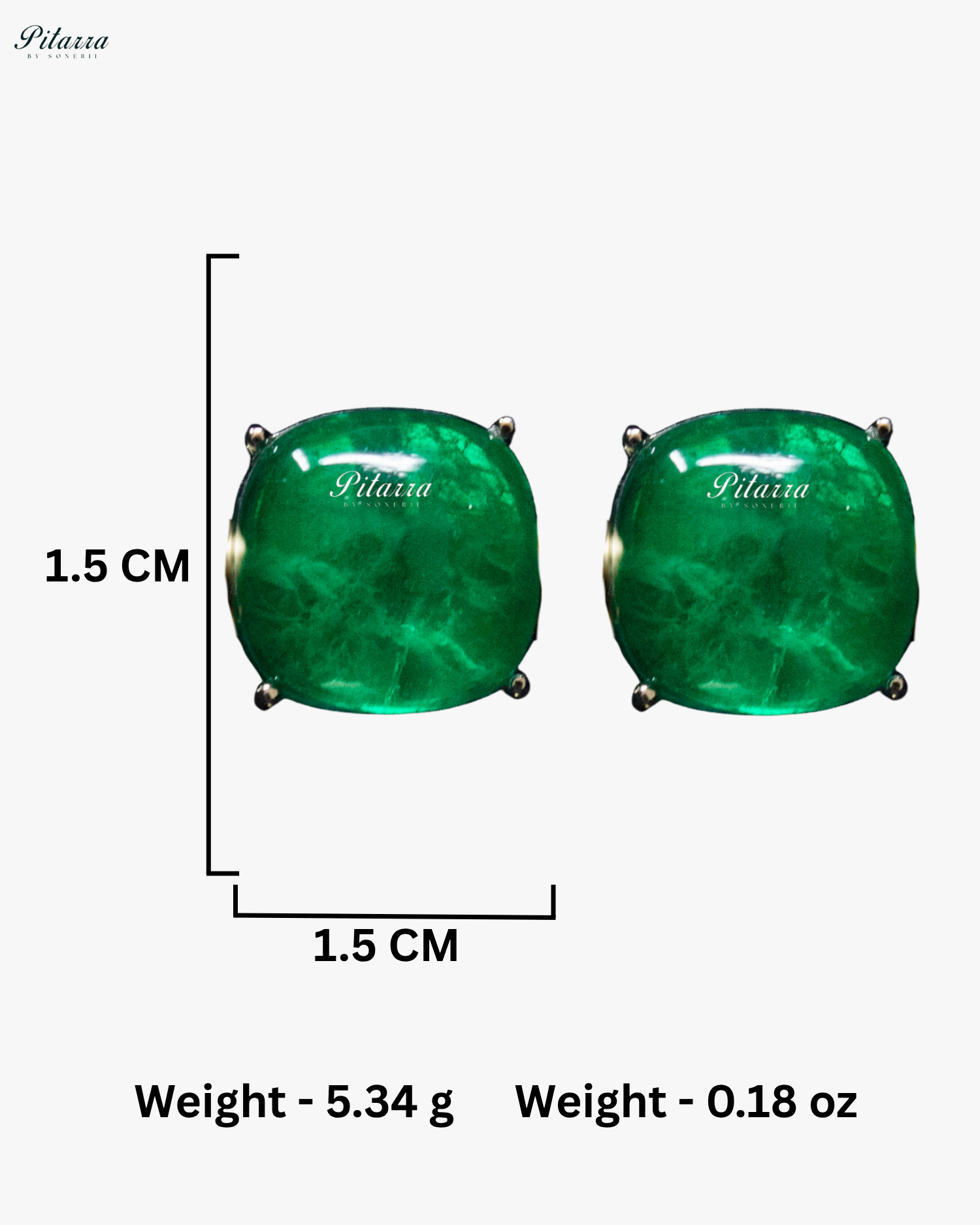Emerald Drop Style Statement Crystal Necklace Set