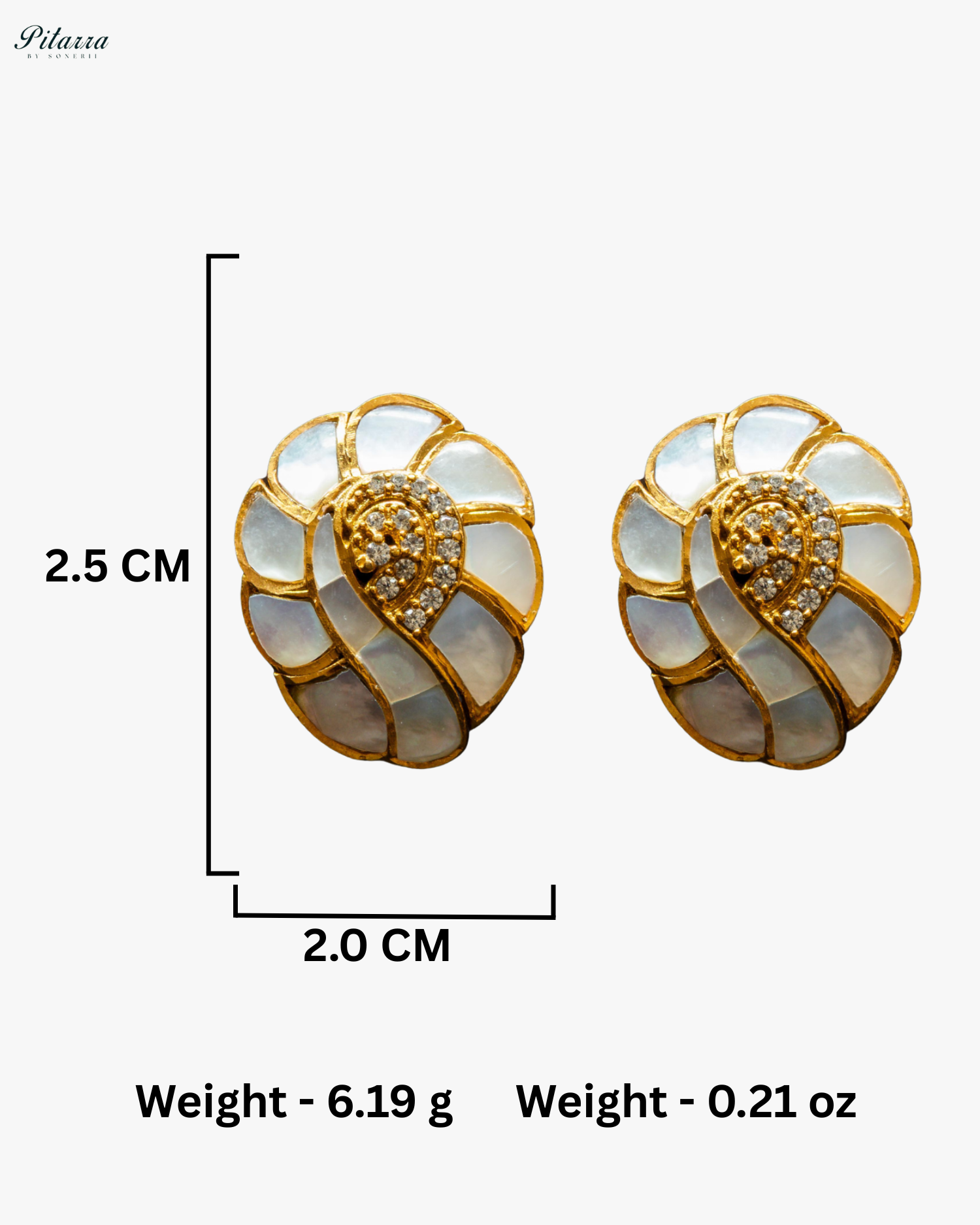 Gold Tone White Stone Charm Pendant Necklace Set