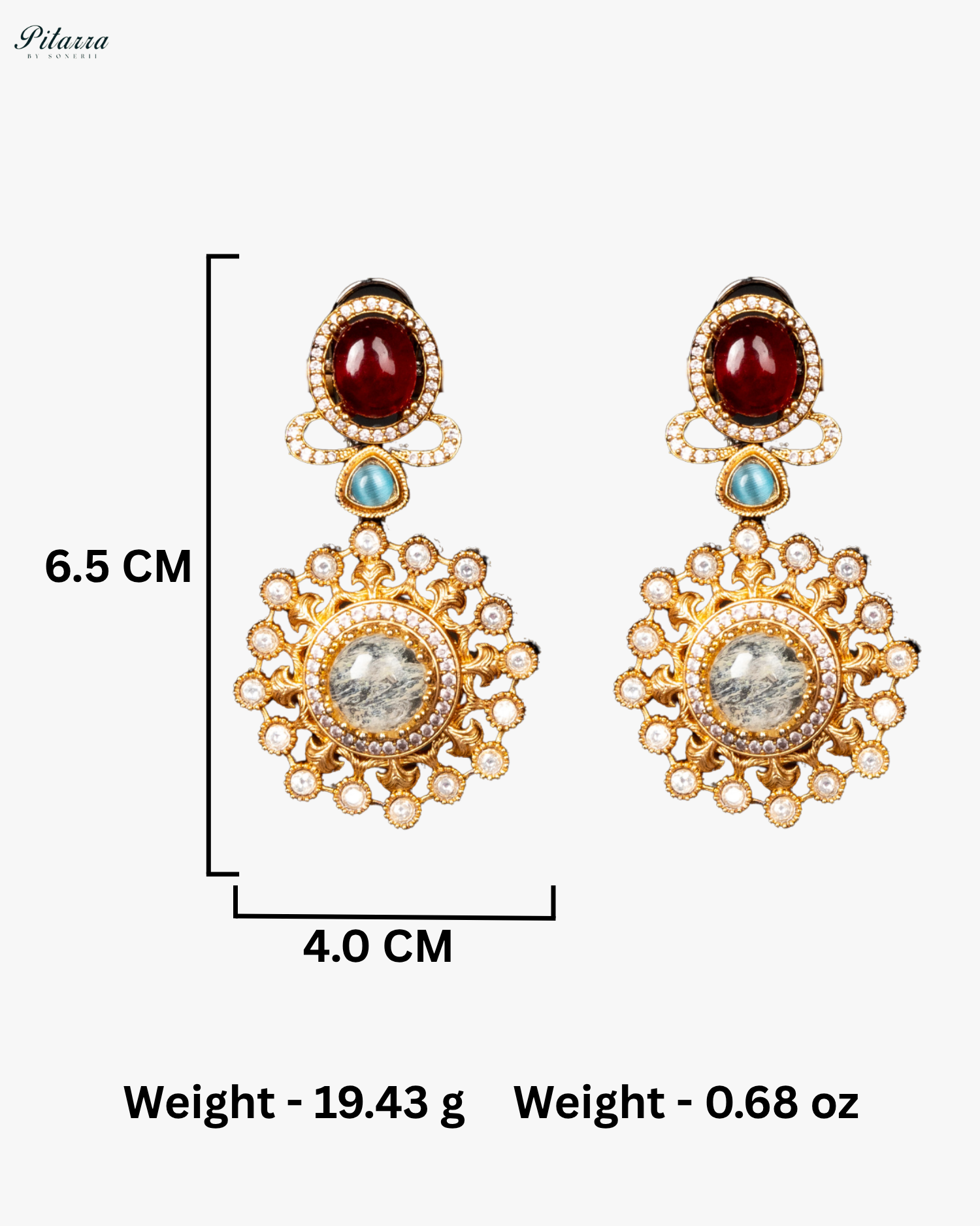 Multicolor Natural Stone Necklace Set