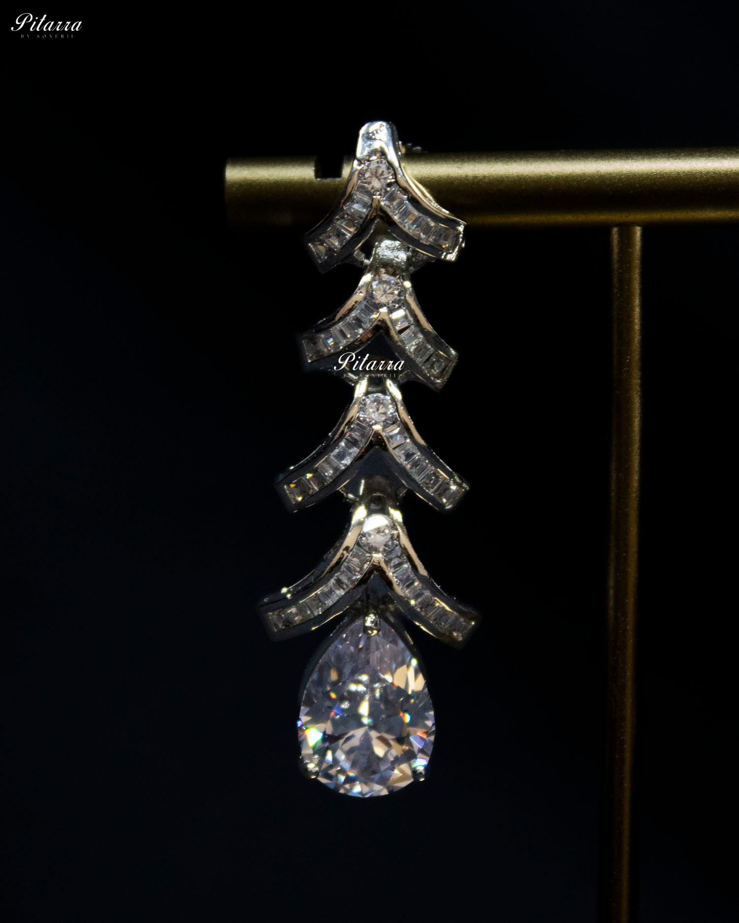 Five Layer Pearls Crystal Necklace Set