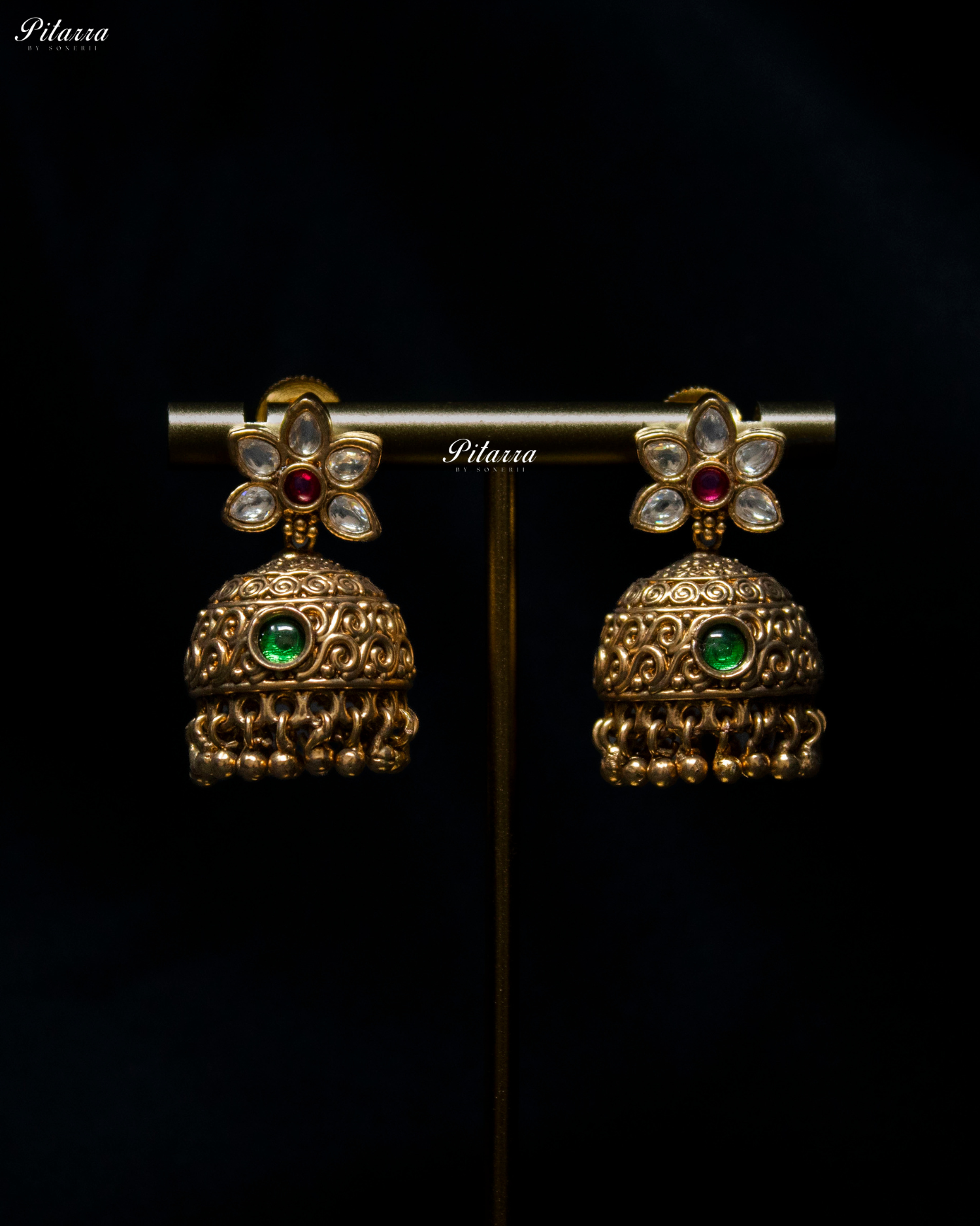 Multicolor Stone Pearl Pachi Kundan Choker Set