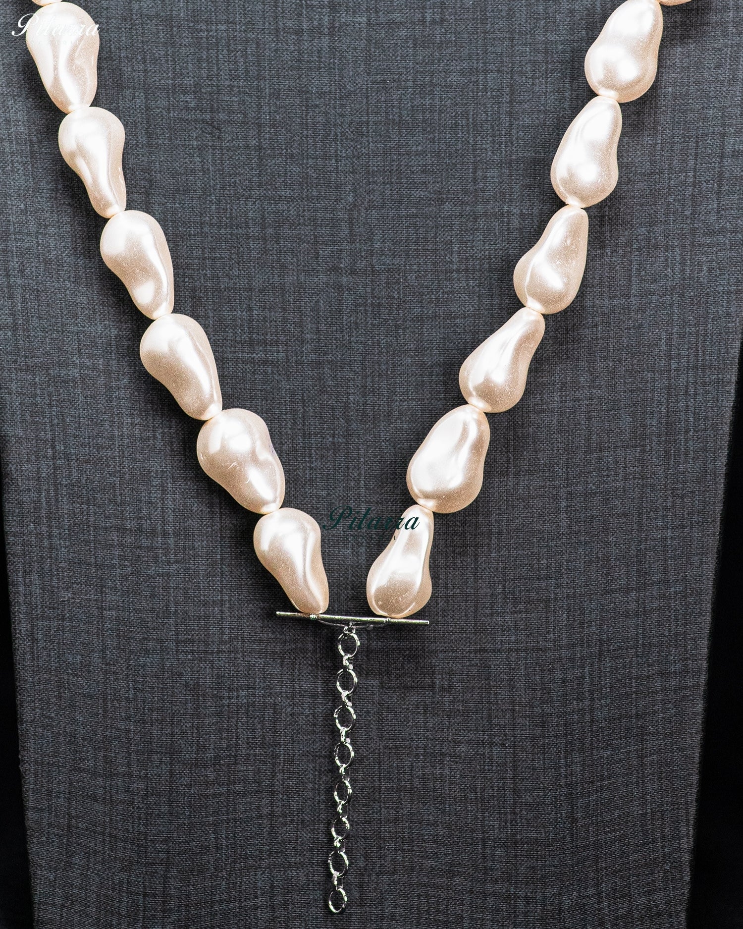 Baroque Pearl Necklace And Drop Earrings Set