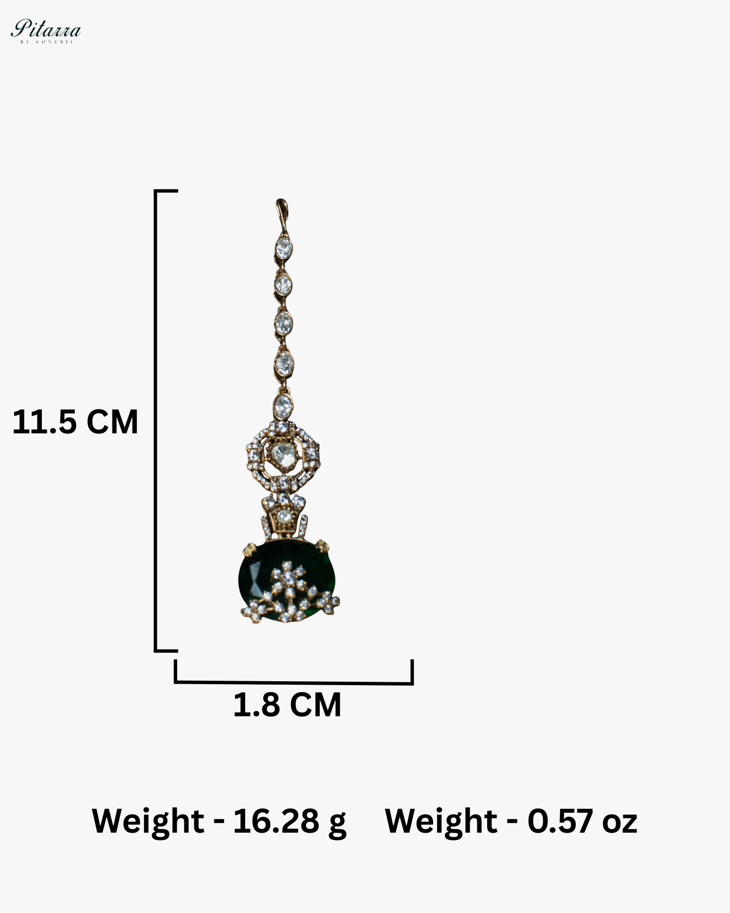 Emerald Big Stone Victorian Polki Kundan Necklace Set