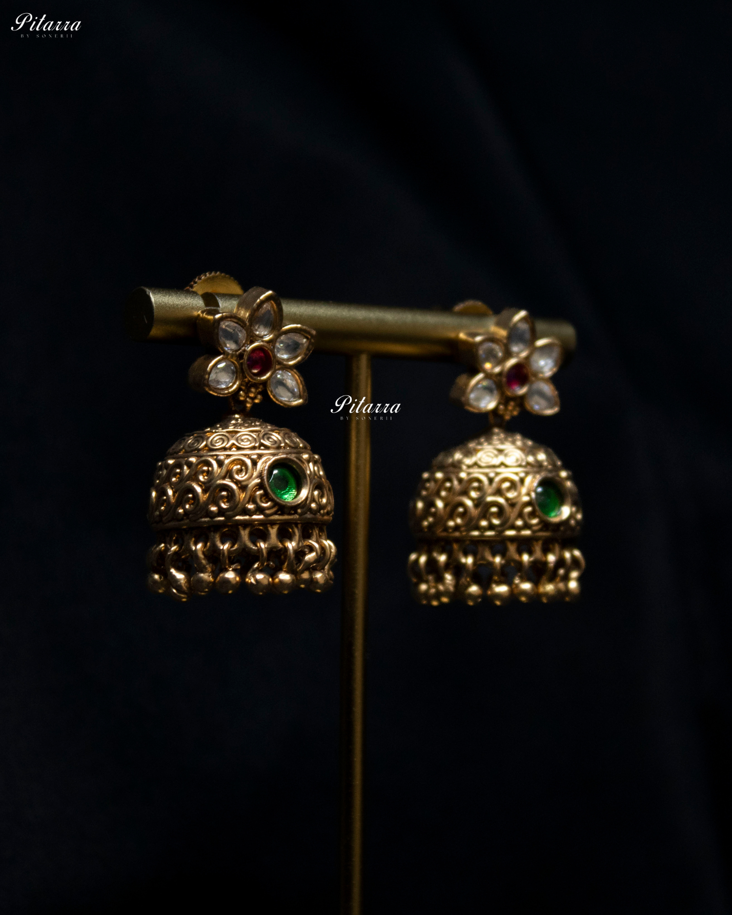 Multicolor Stone Pearl Pachi Kundan Choker Set