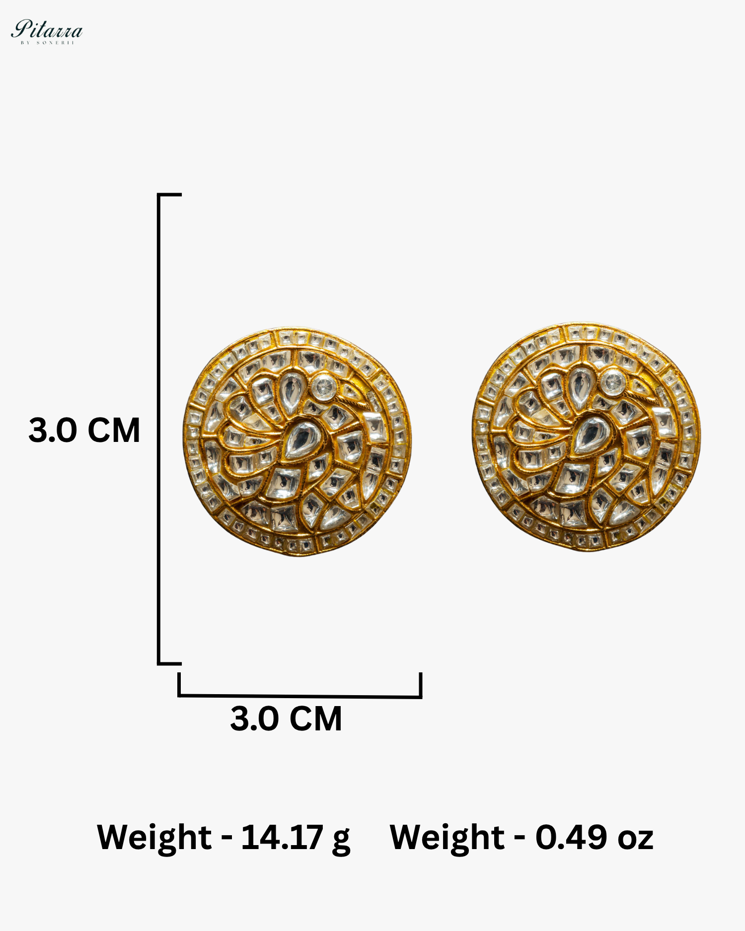 Butterfly Design Golden Traditional Kundan Choker Set