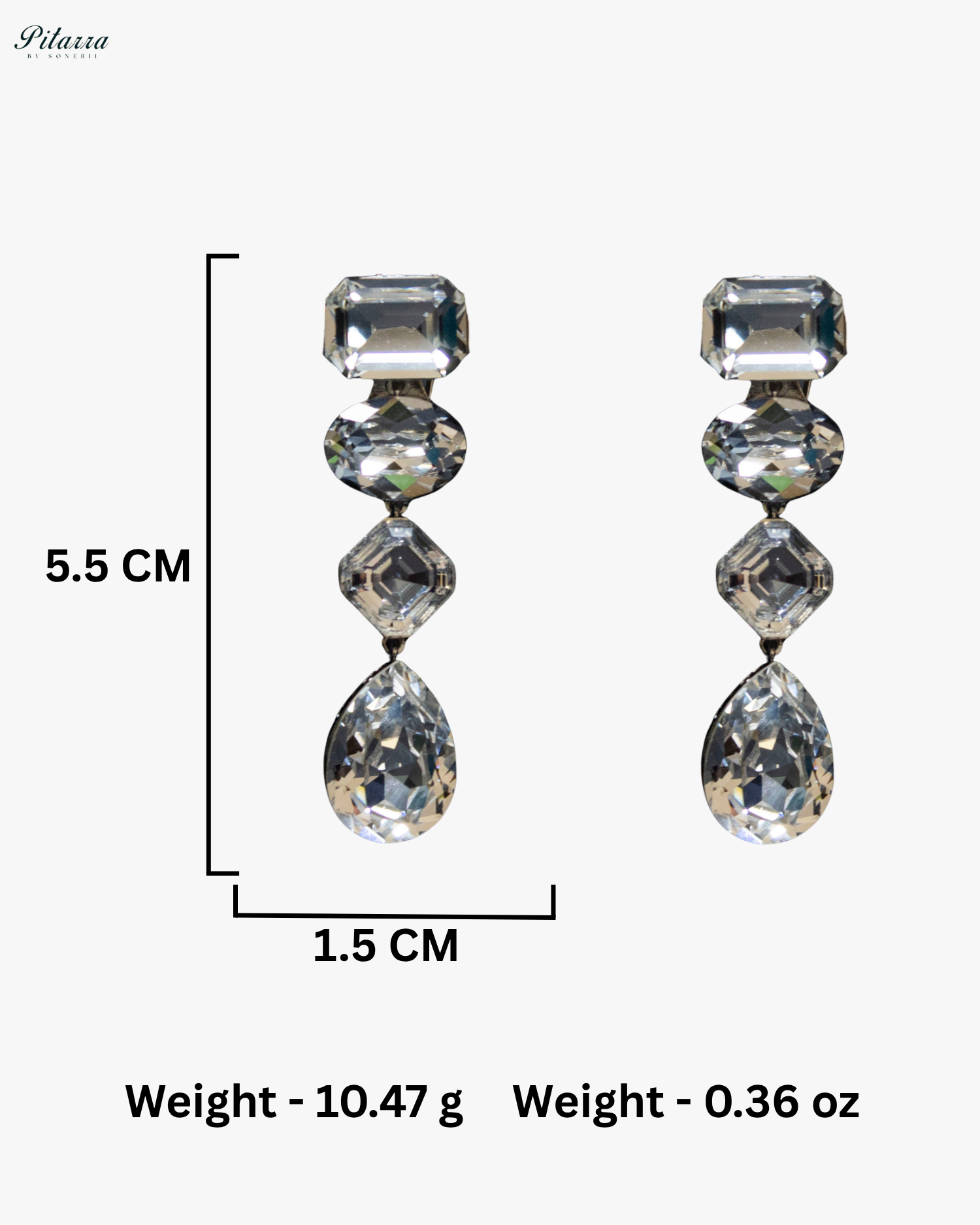 Multi White Stone Crystal Necklace Set