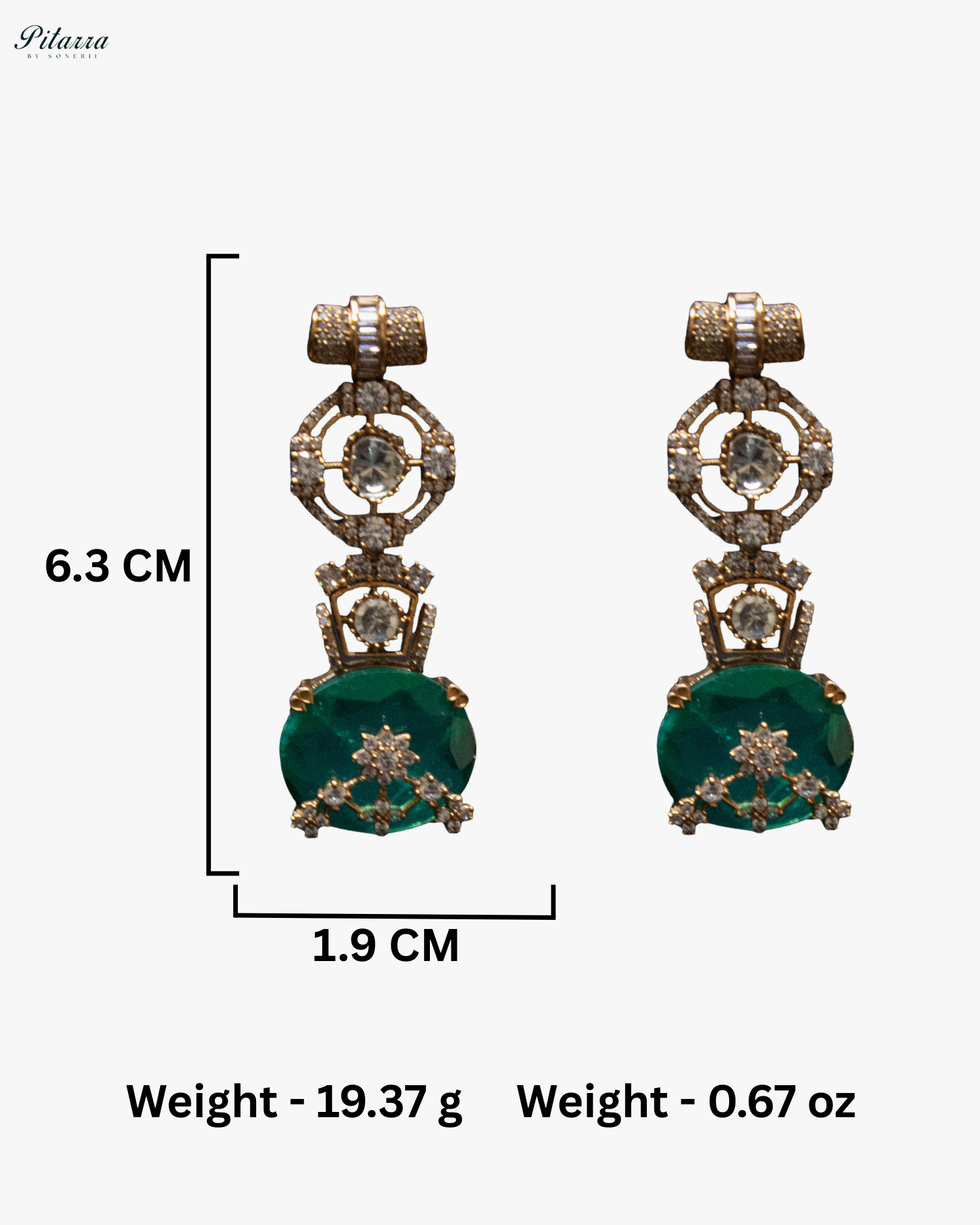 Green Big Stone Victorian Polki Kundan Necklace Set