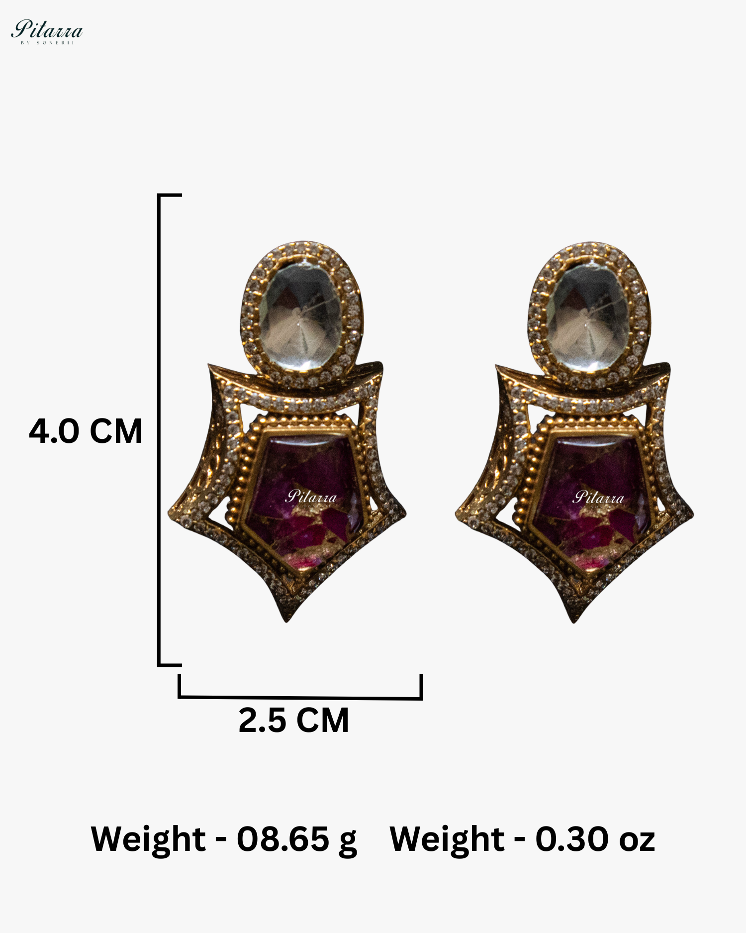 Amethyst Stone Halsi Polki Kundan Necklace Set