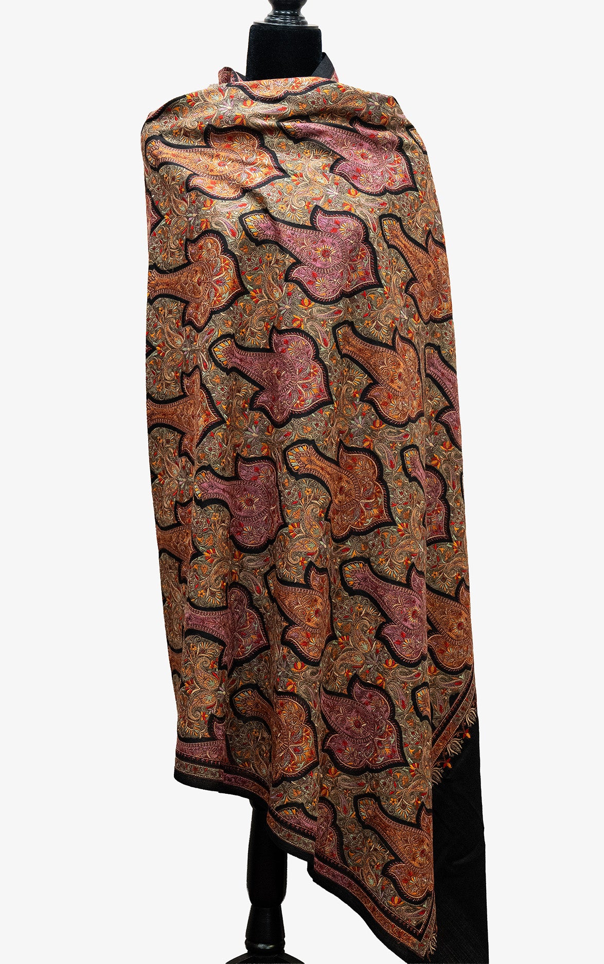 Royal Heritage Kashmiri Kalamkari Shawl