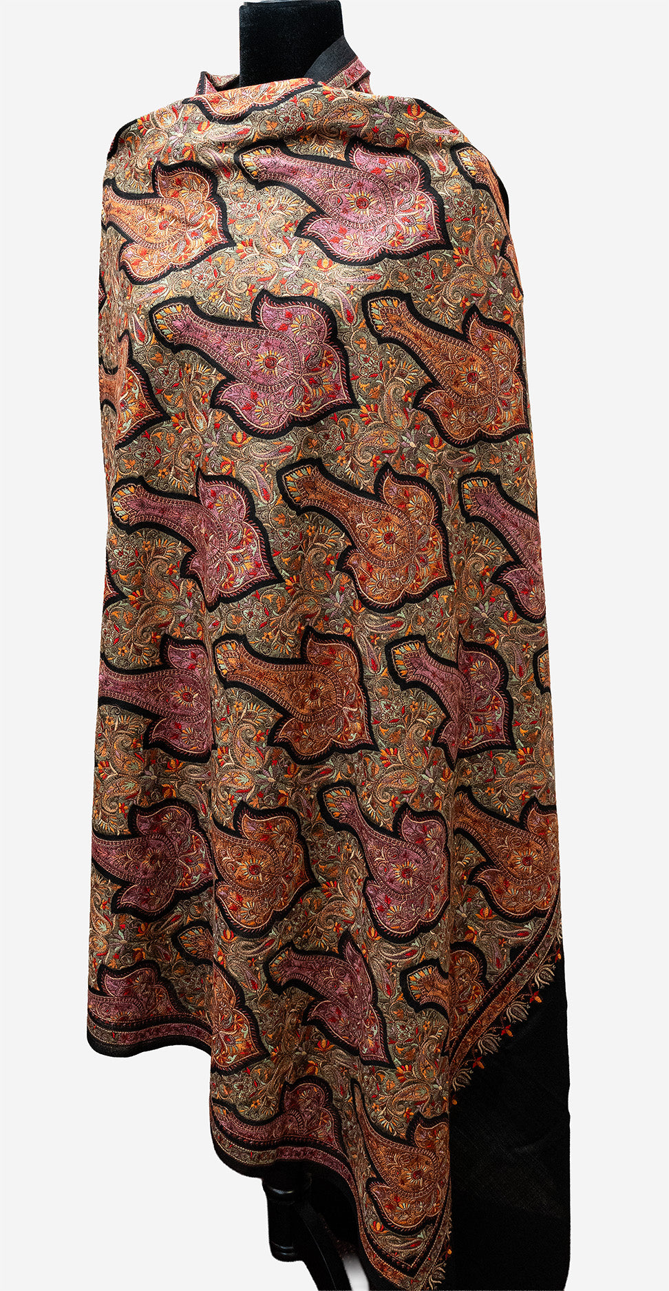 Royal Heritage Kashmiri Kalamkari Shawl