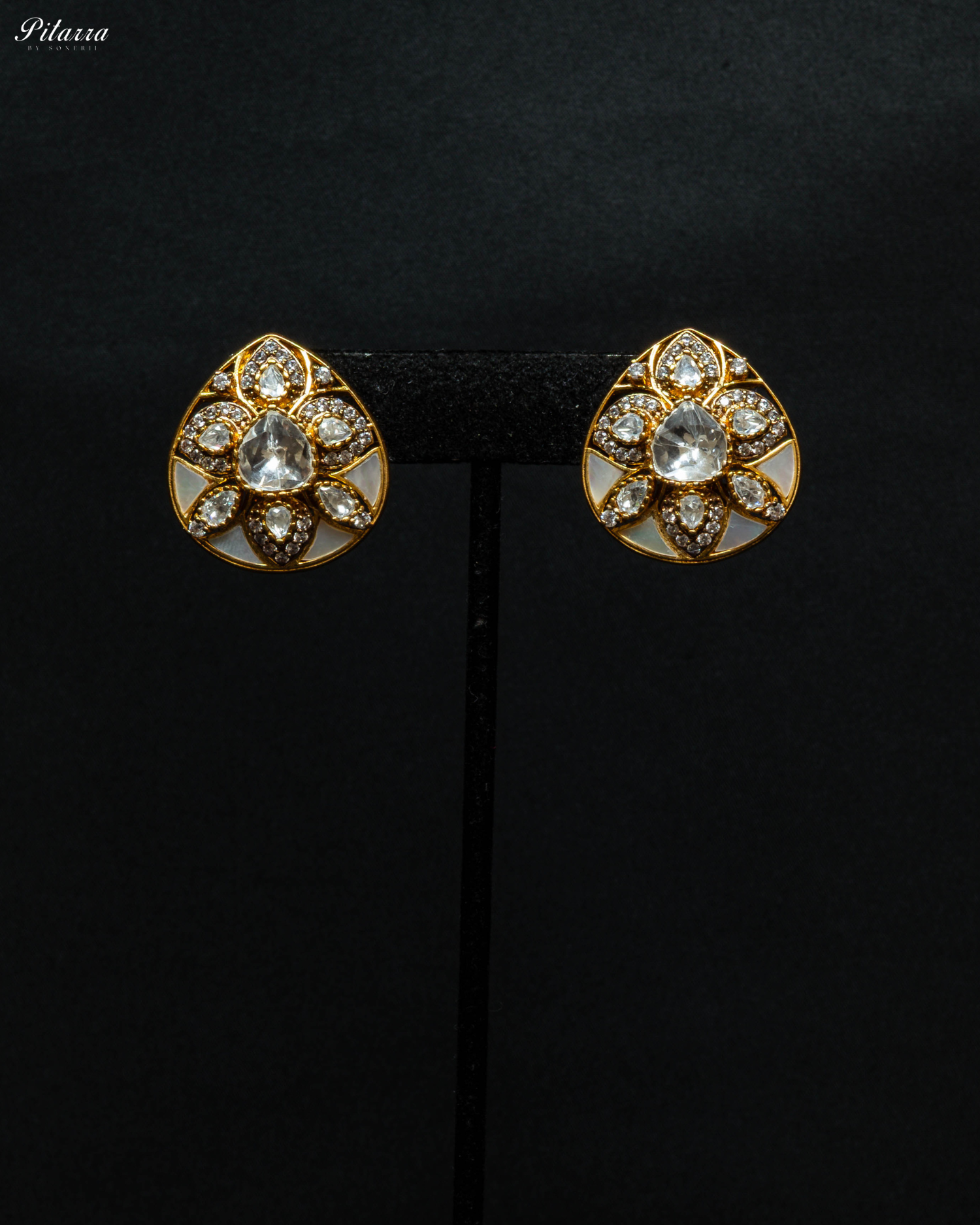 Multi Layer Premium Pink Long Kundan Necklace_Earrings