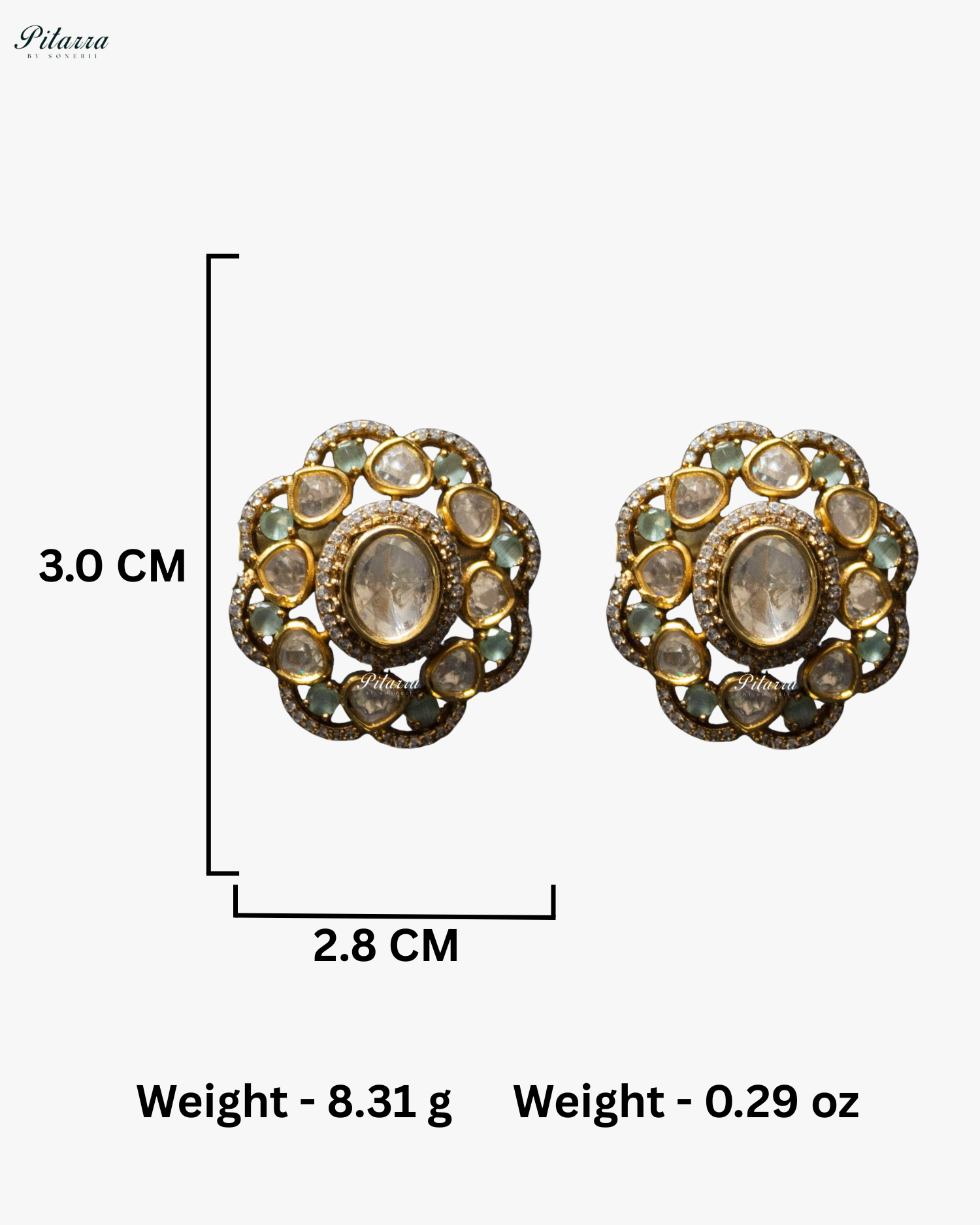 Green Stone Multi Strand Pearl Kundan Choker Set