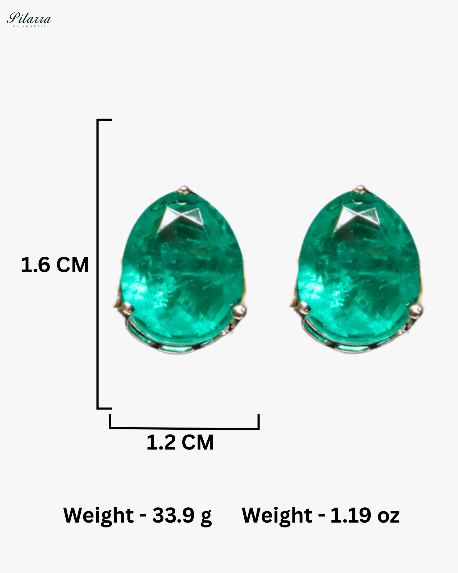 Emerald Stone CZ Crystal Choker Set