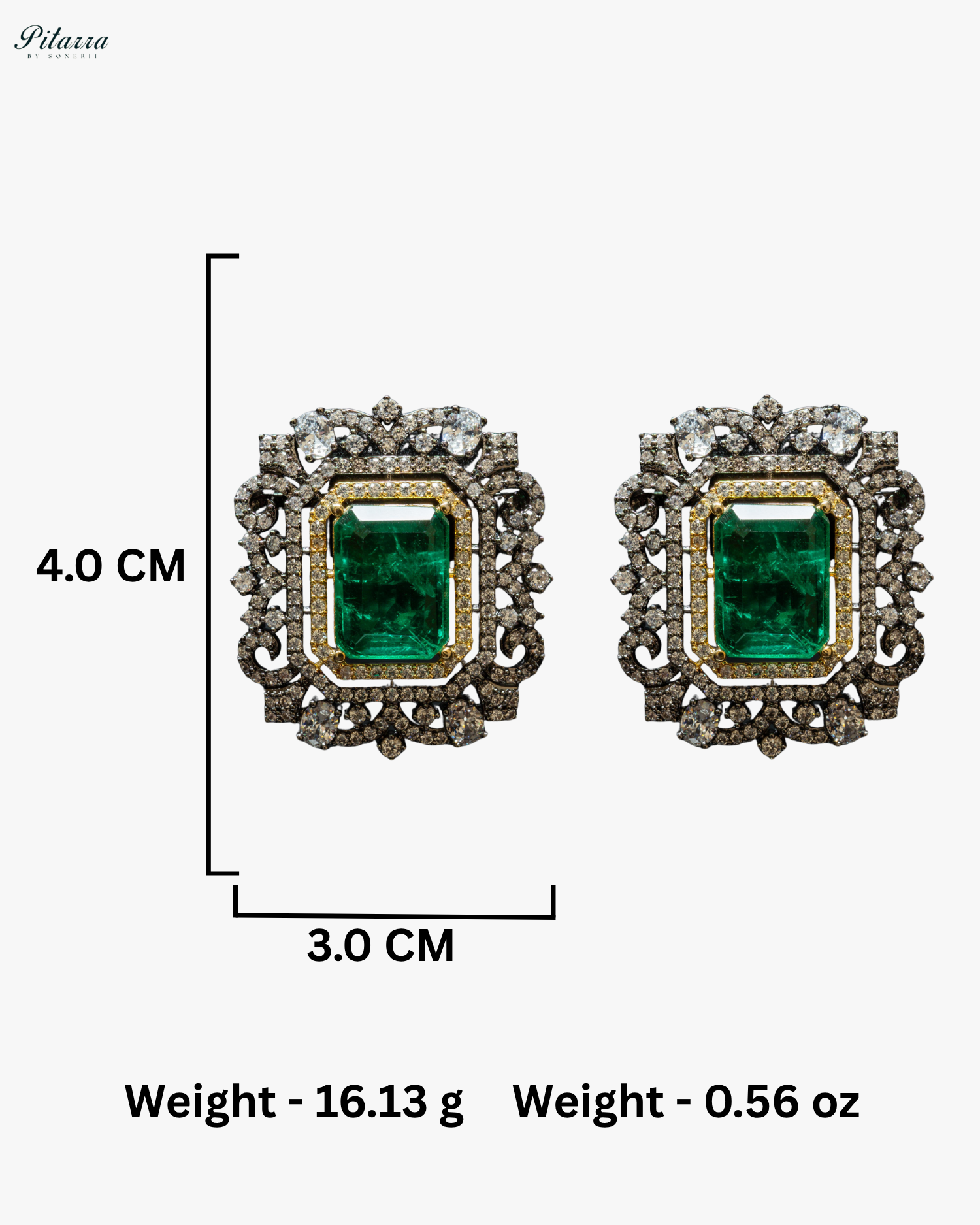 Emerald Stone Doublet Pearl Choker Set