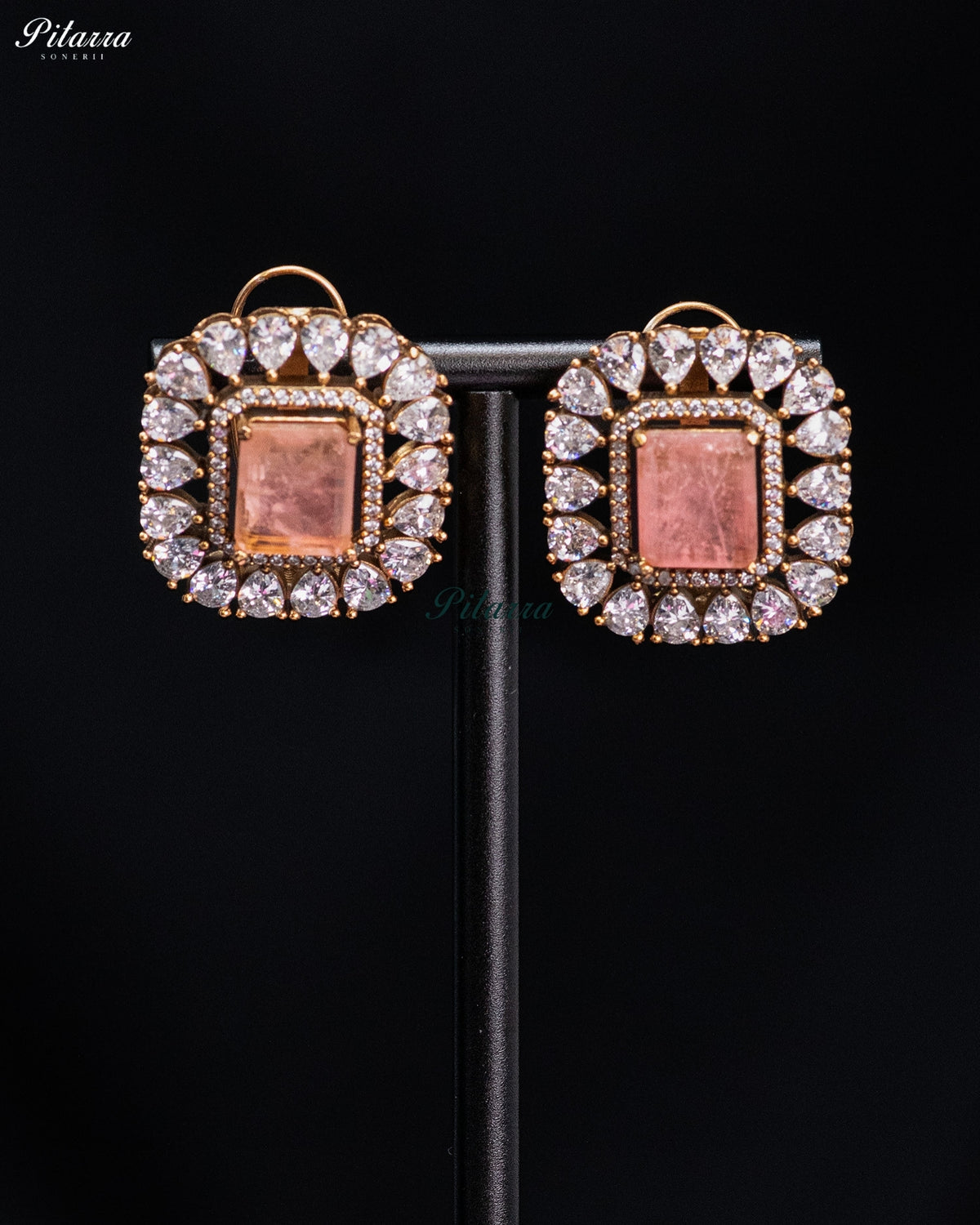 Emerald Green & Pink Stone Kundan Choker Set