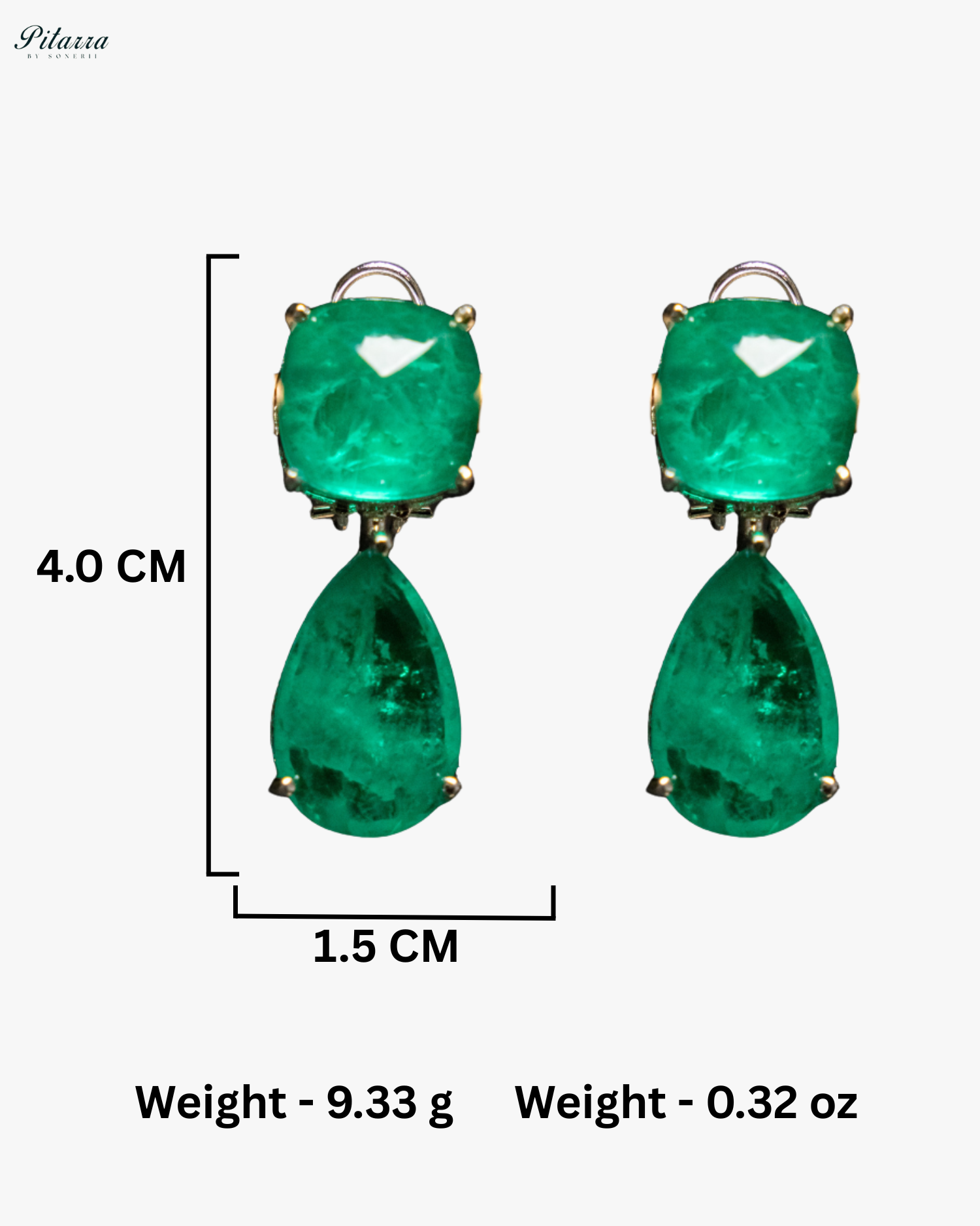 Pitarra Emerald Crystal Necklace Set