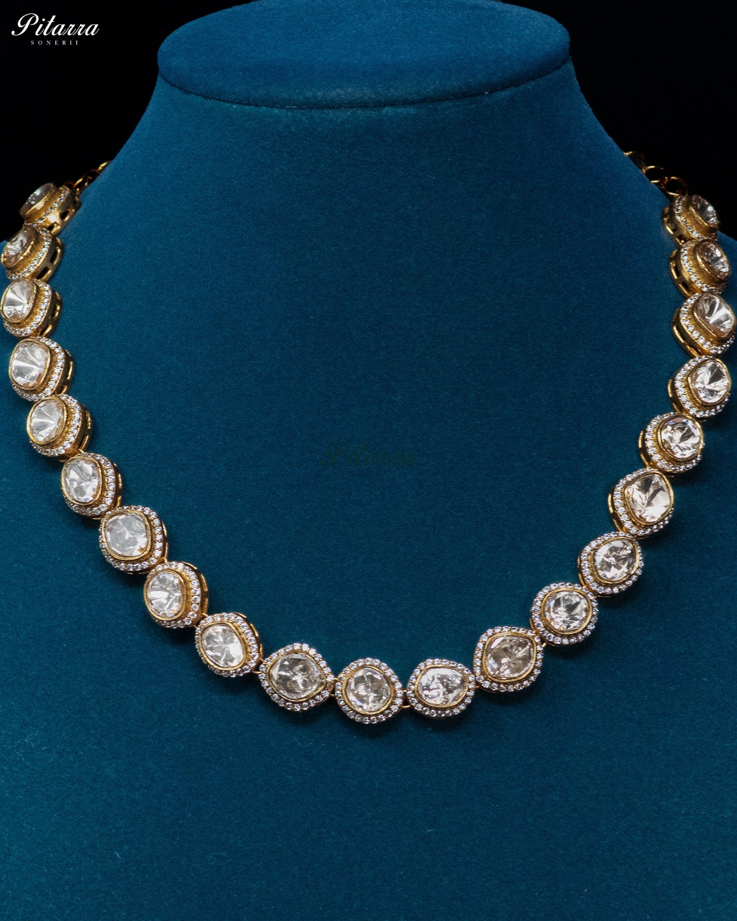 Classic Kundan Pearl Necklace Set