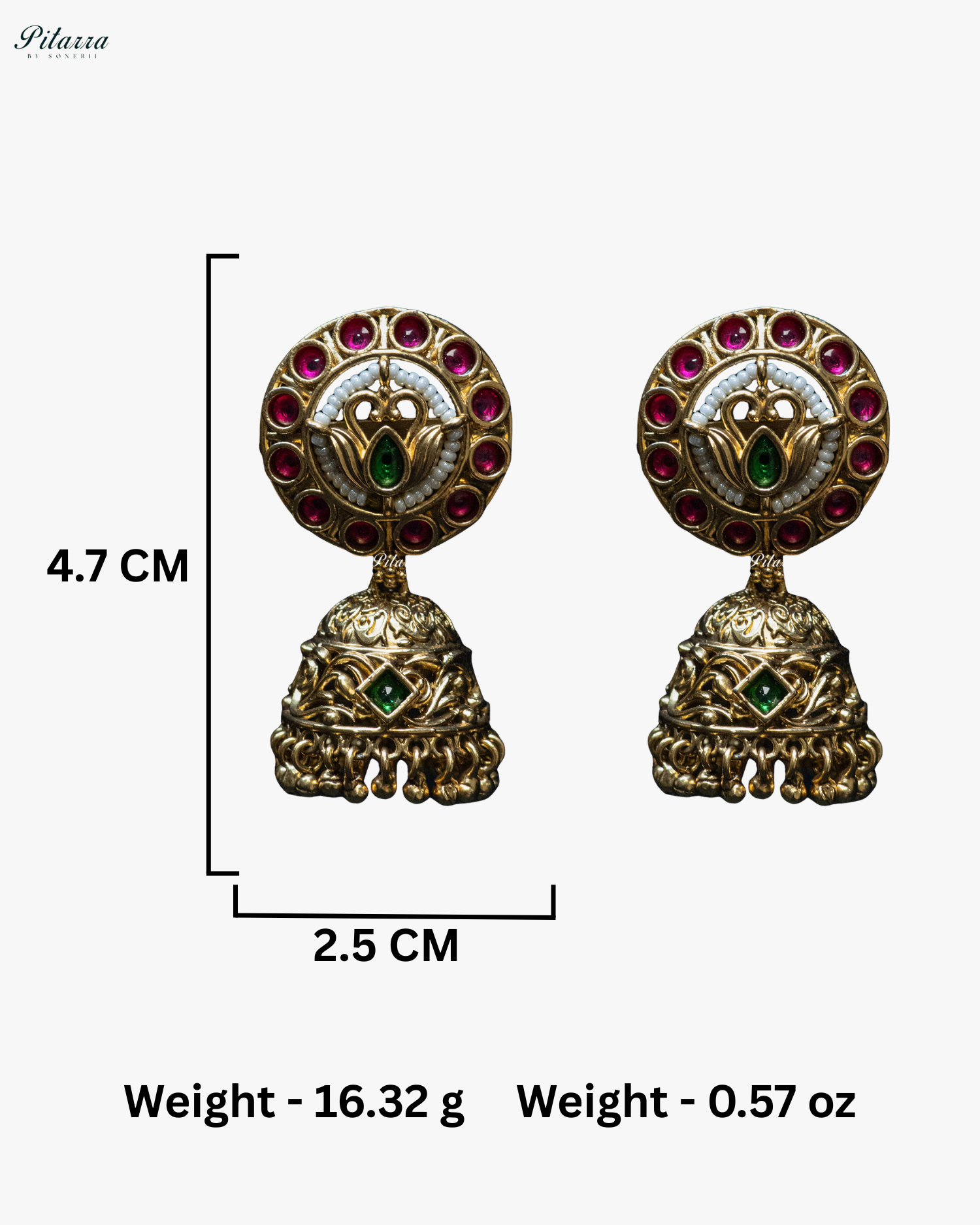Pink Stone Green Beads Rajwadi Choker Set