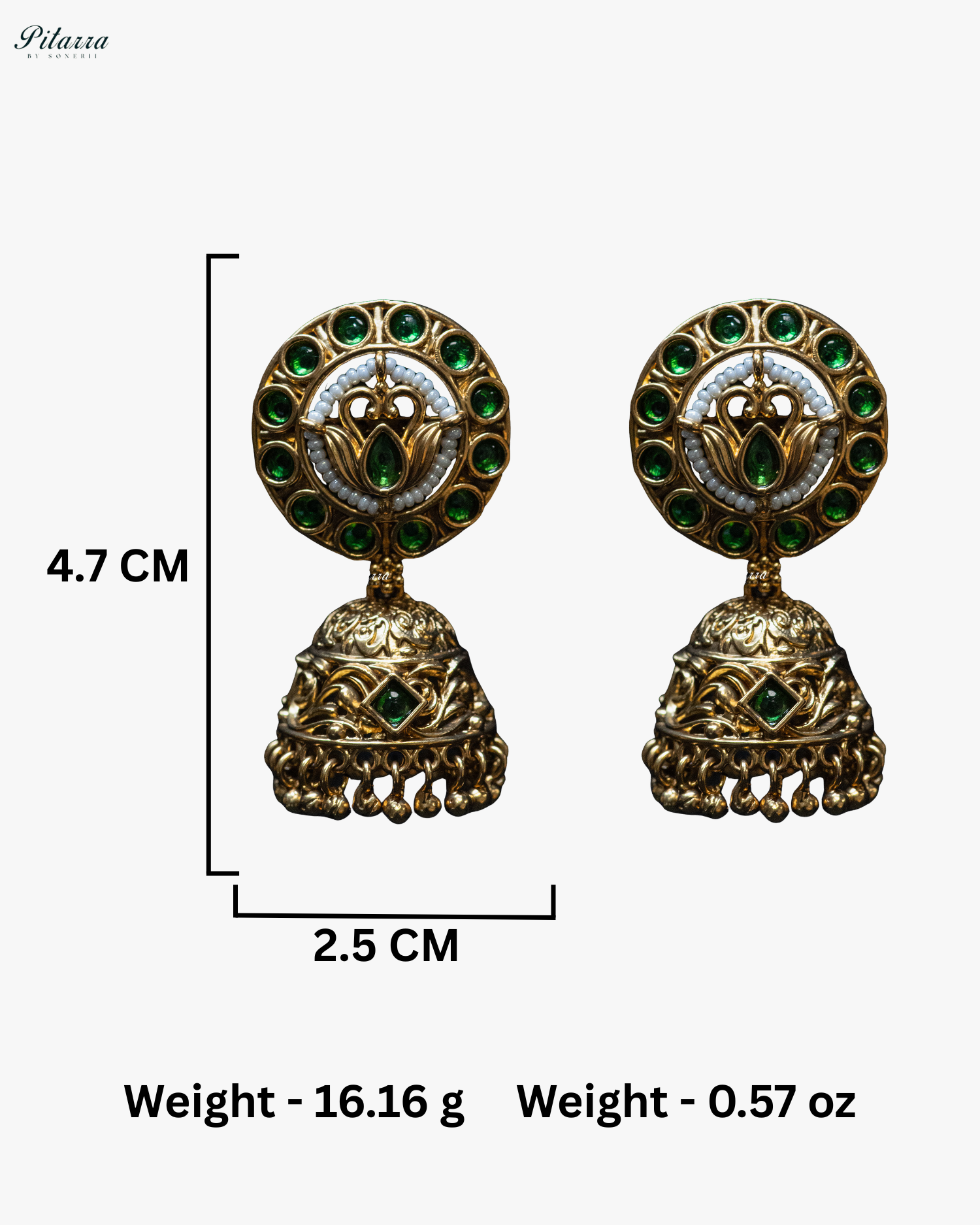 Green Stone Green Beads Rajwadi Choker Set
