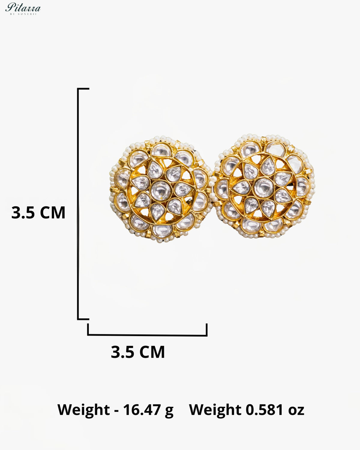 Pink Floral Enamel Kundan Necklace Set