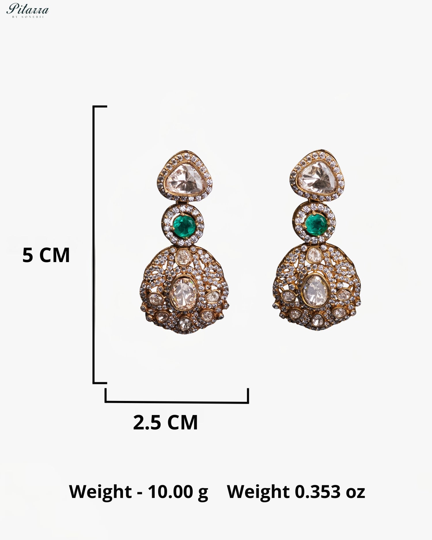 Emerald Heritage Kundan Necklace Set
