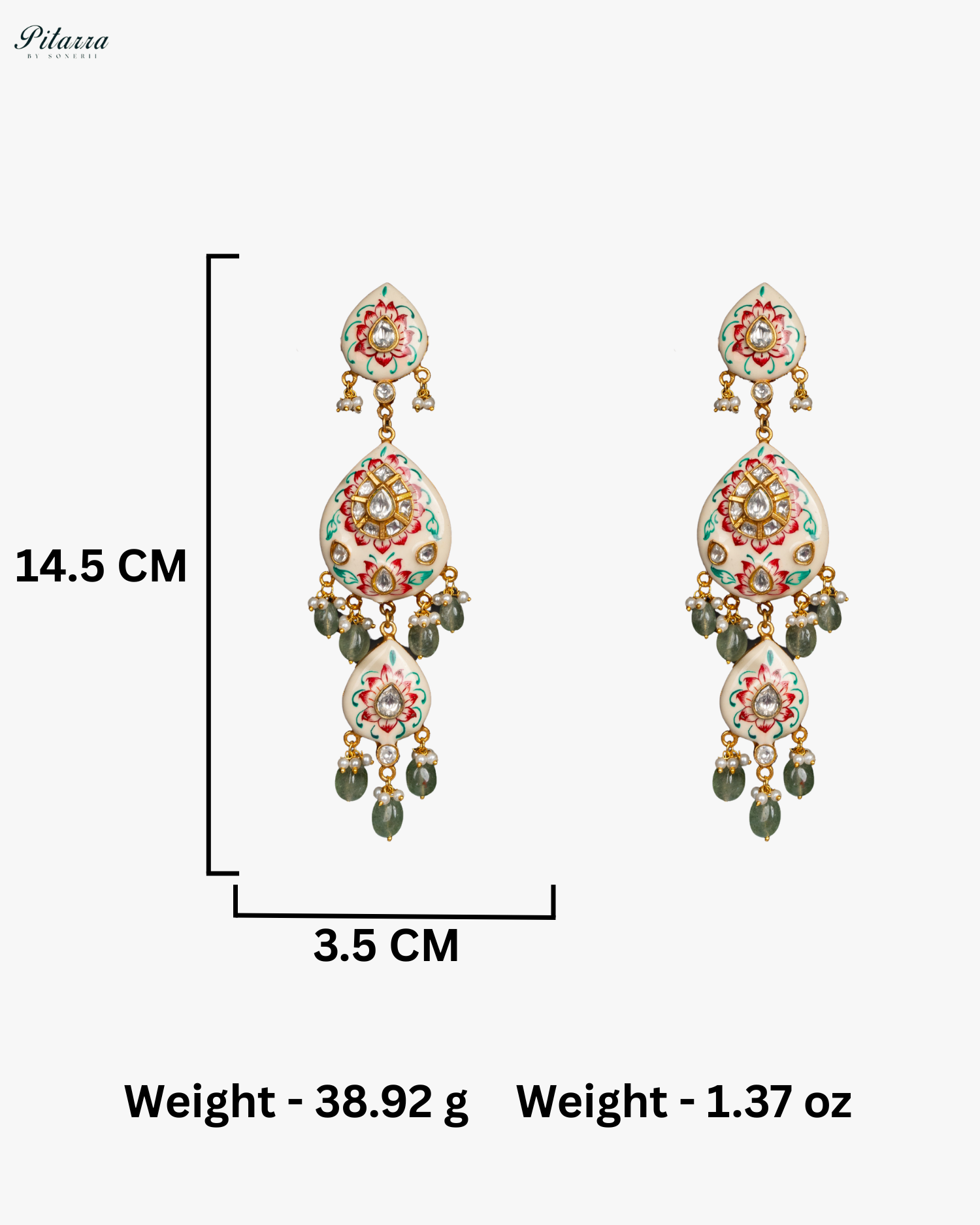 Pink Polki Kundan Necklace Set