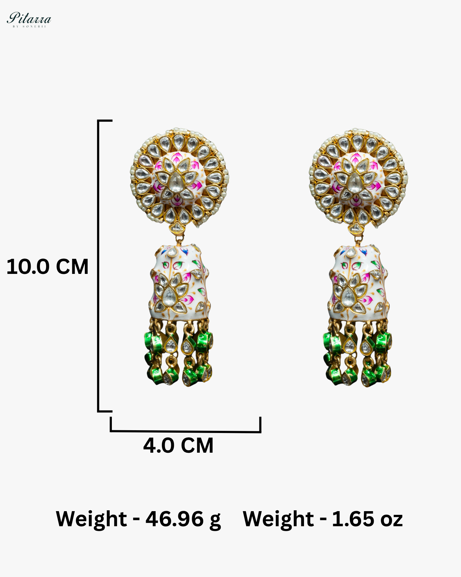 Rajasthani Fine Minakari Kundan Necklace Set