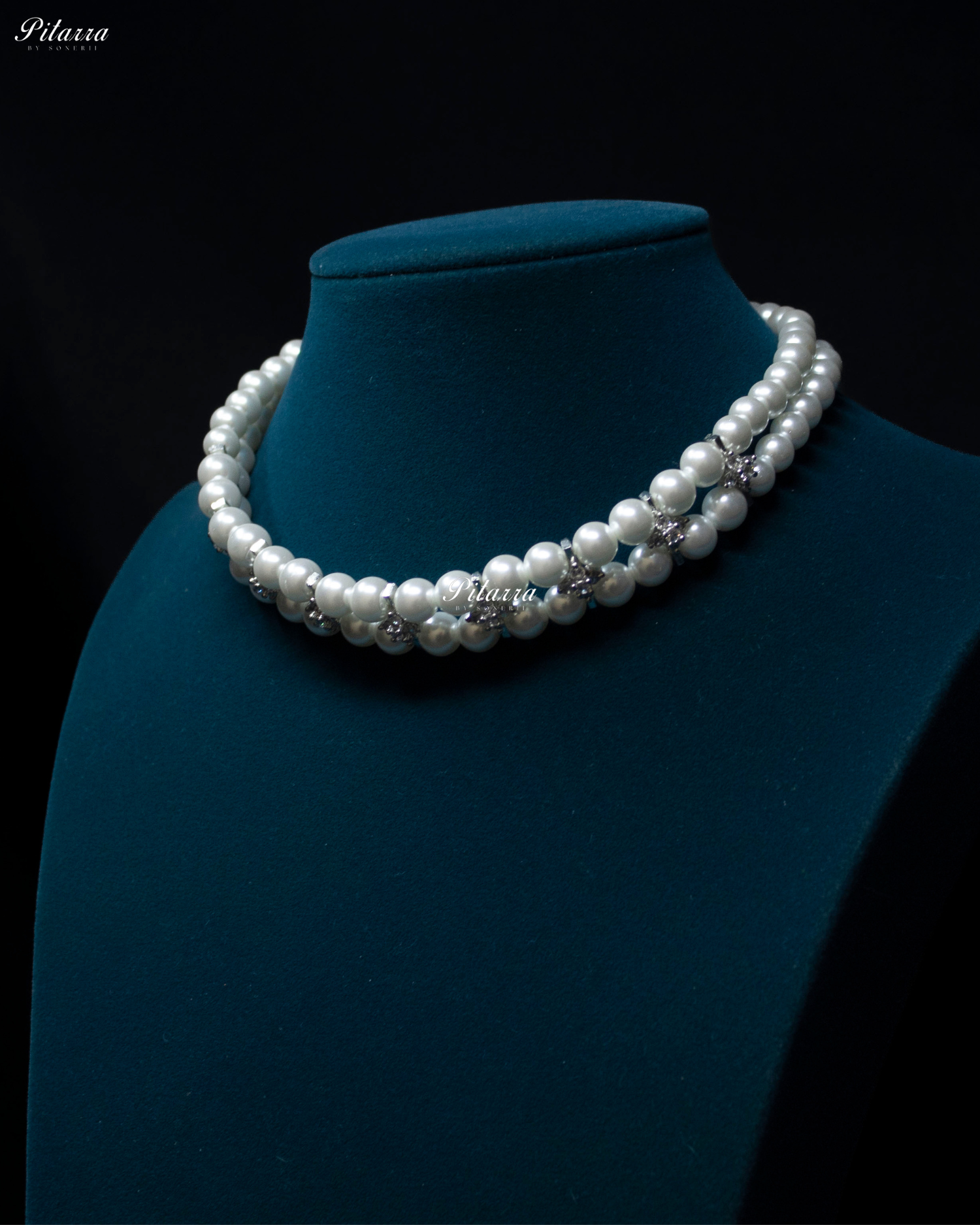 Double Layer Cultured Pearl Necklace Set