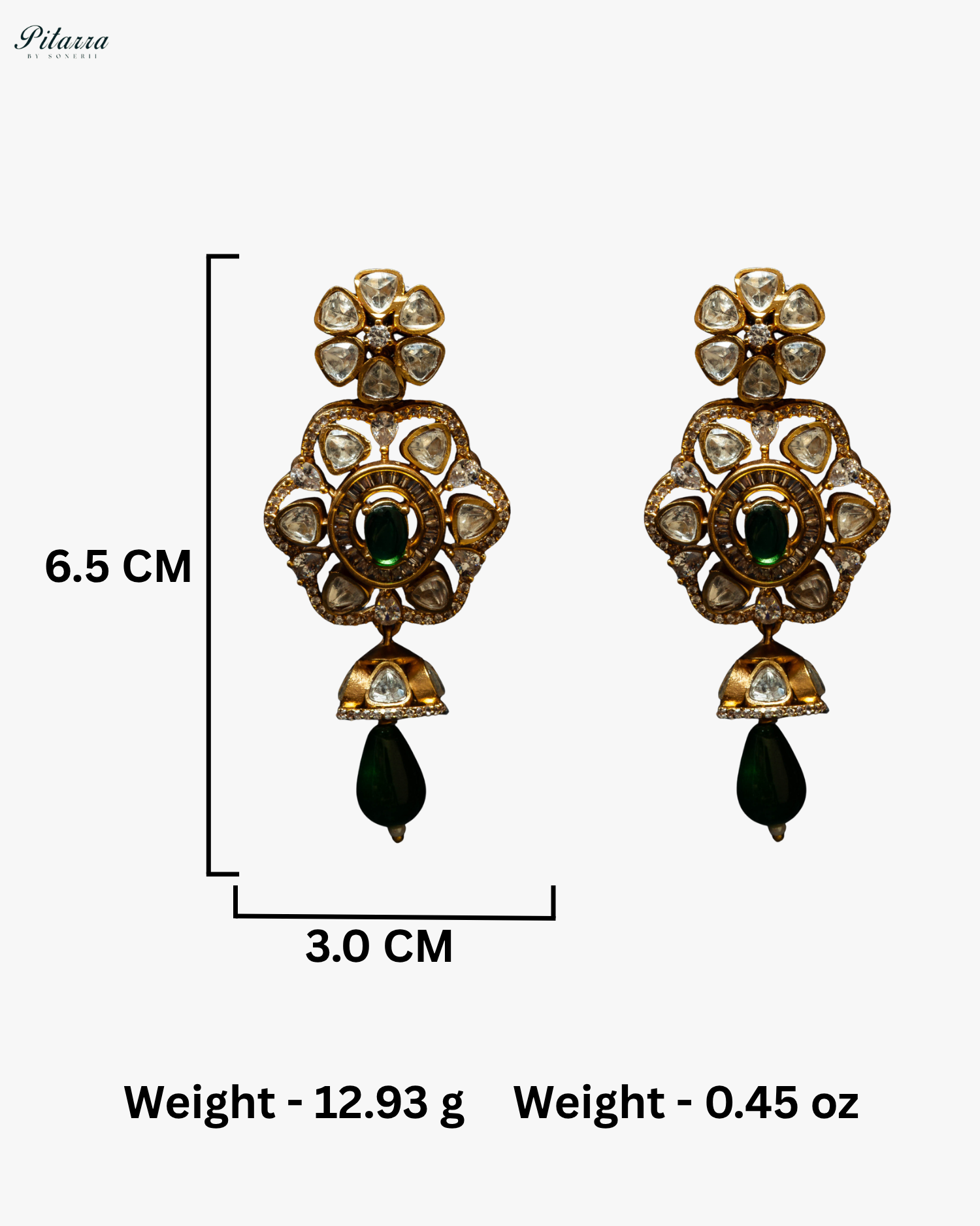Green Multi Layered Beads Long Kundan Necklace