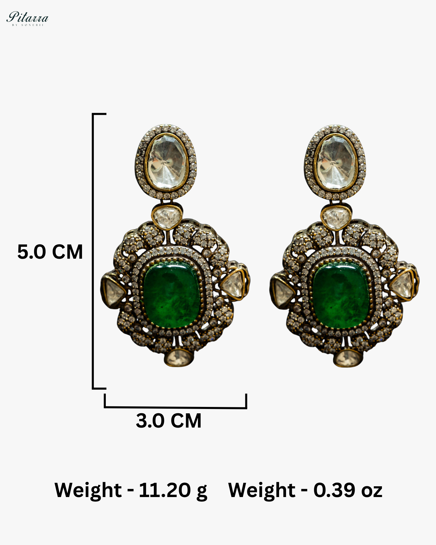 Pitarra Green Traditional Kundan Choker