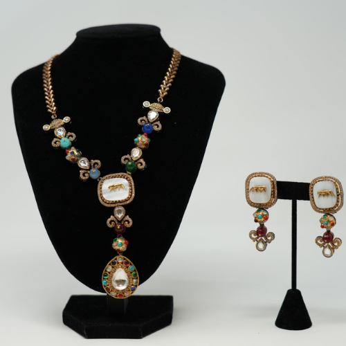 Sabyasachi Inspired Multi Color Necklace