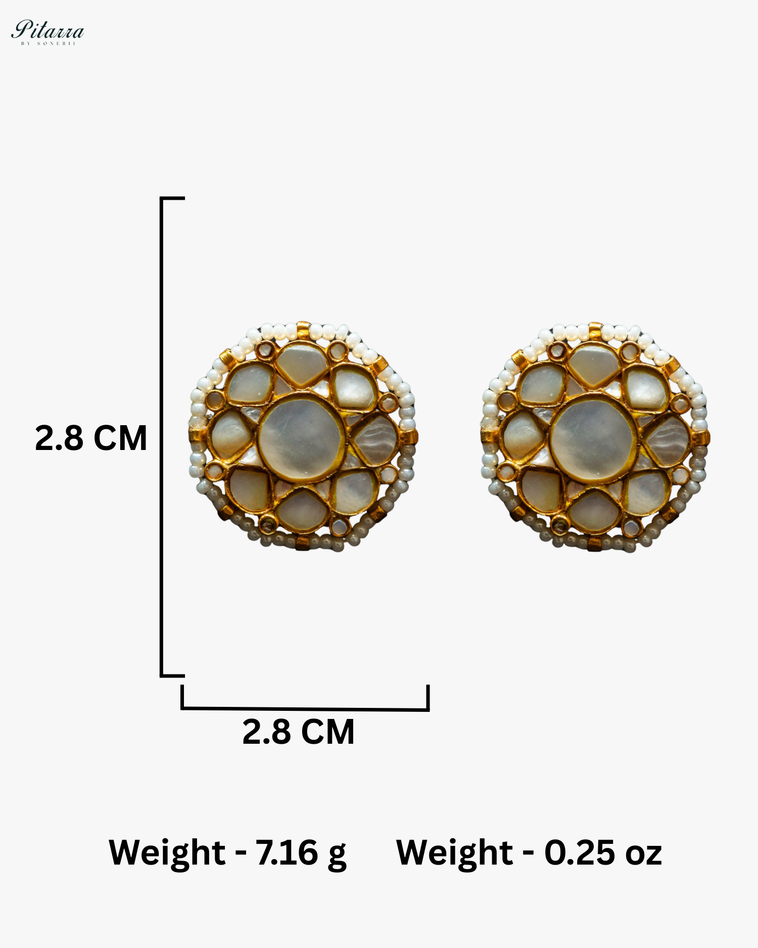 Classic White Monochrome Kundan Choker Set