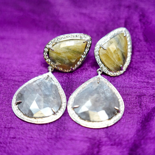 Classy Gemstone Earrings