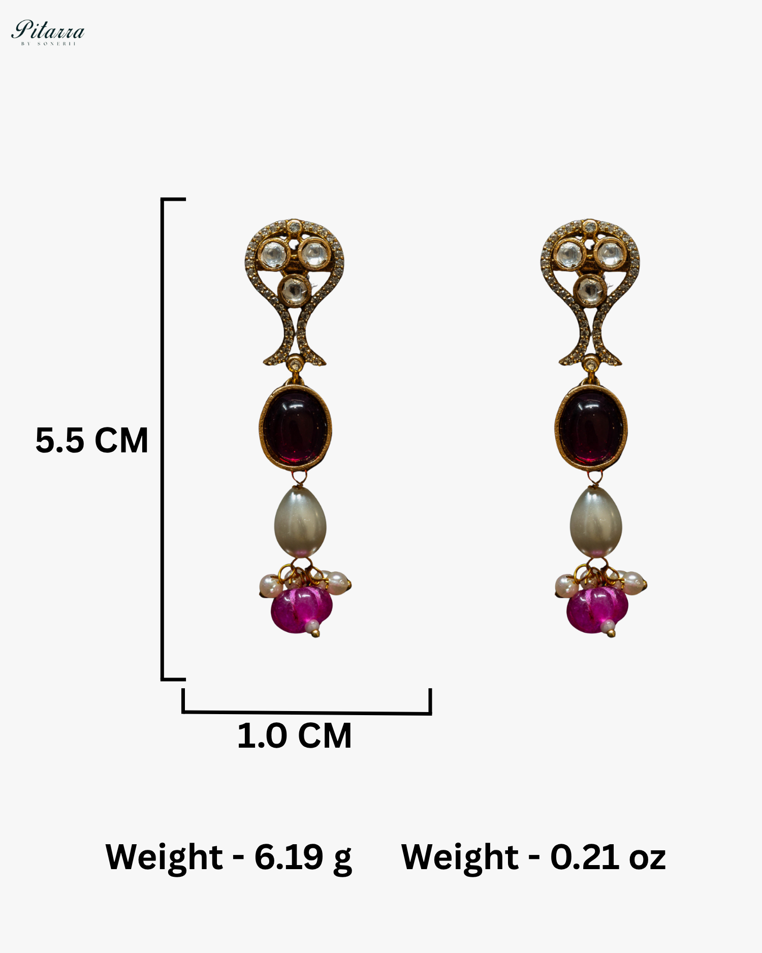 Gold Plated Pink Meenakari Kundan Necklace Set