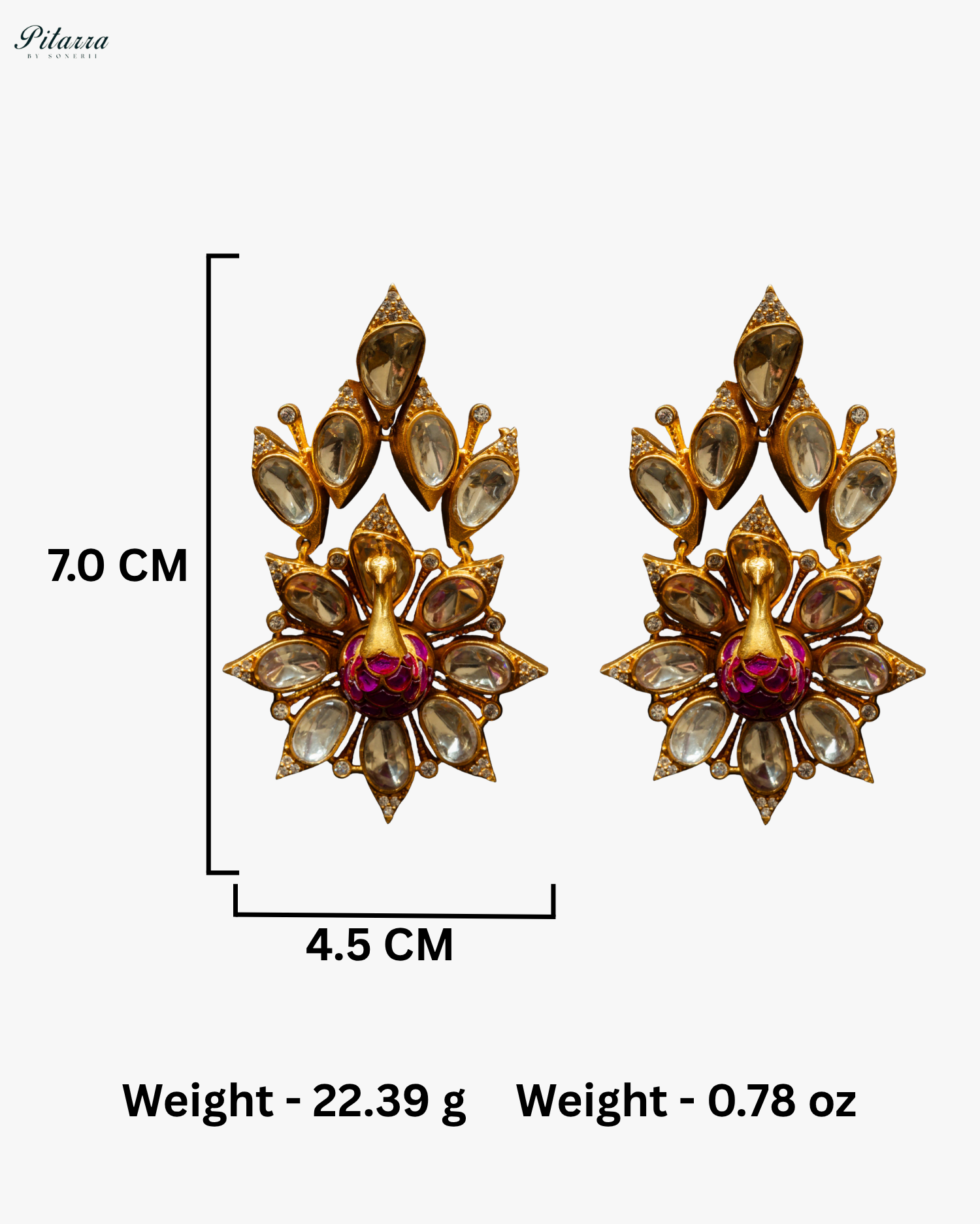 Pink Stone Golden Rani Traditional Kundan Necklace