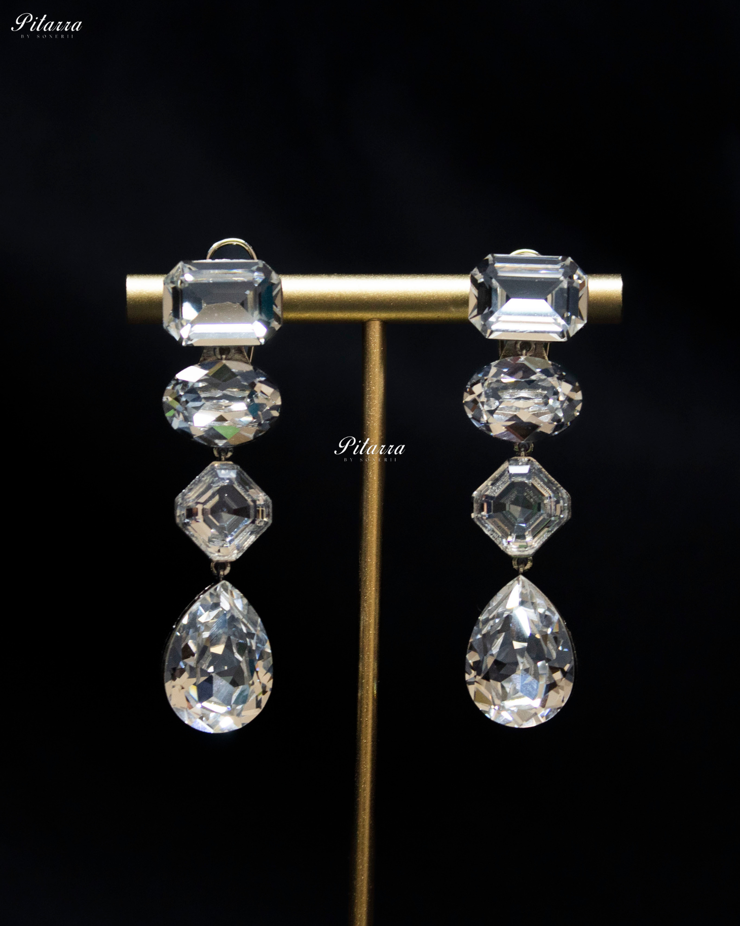 Multi White Stone Crystal Necklace Set