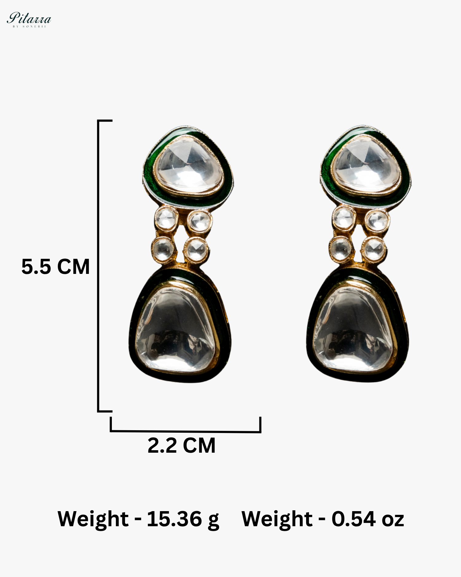 Kundan with Green Enamel Choker Set with Modern Touch