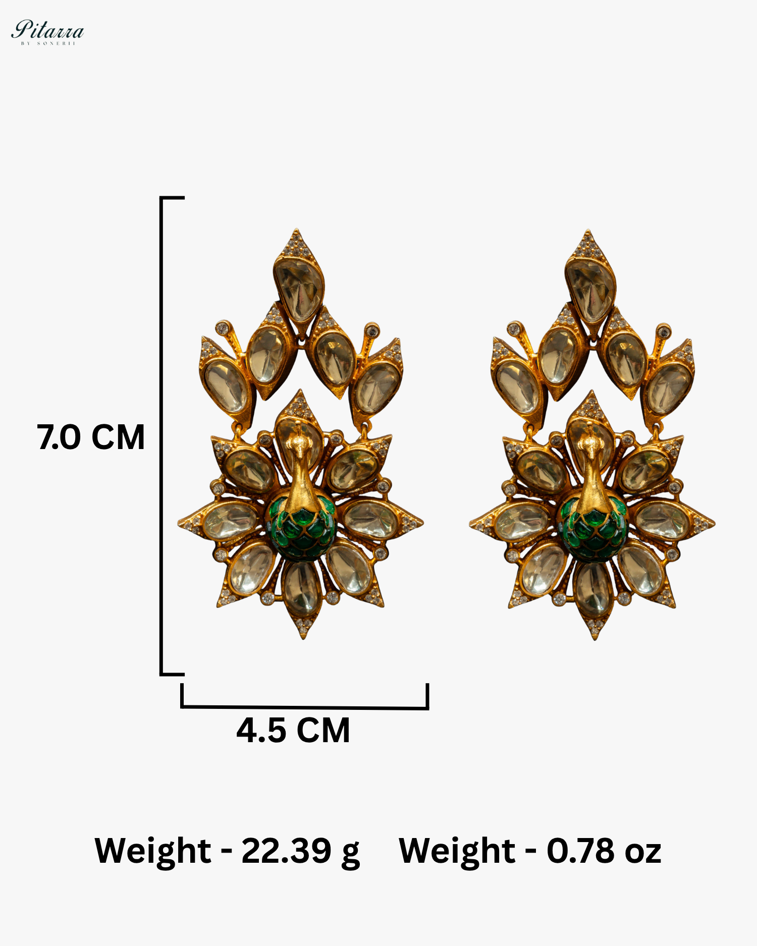 Green Stone Golden Rani Traditional Kundan Necklace