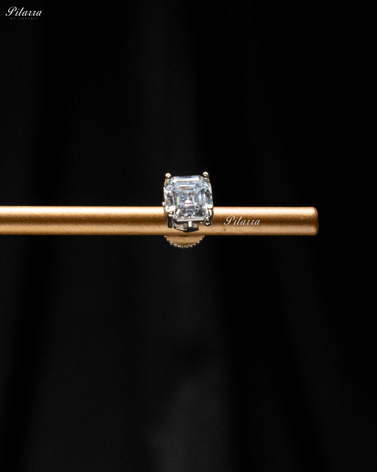 Small White Crystal Cubic Zircone Choker Set